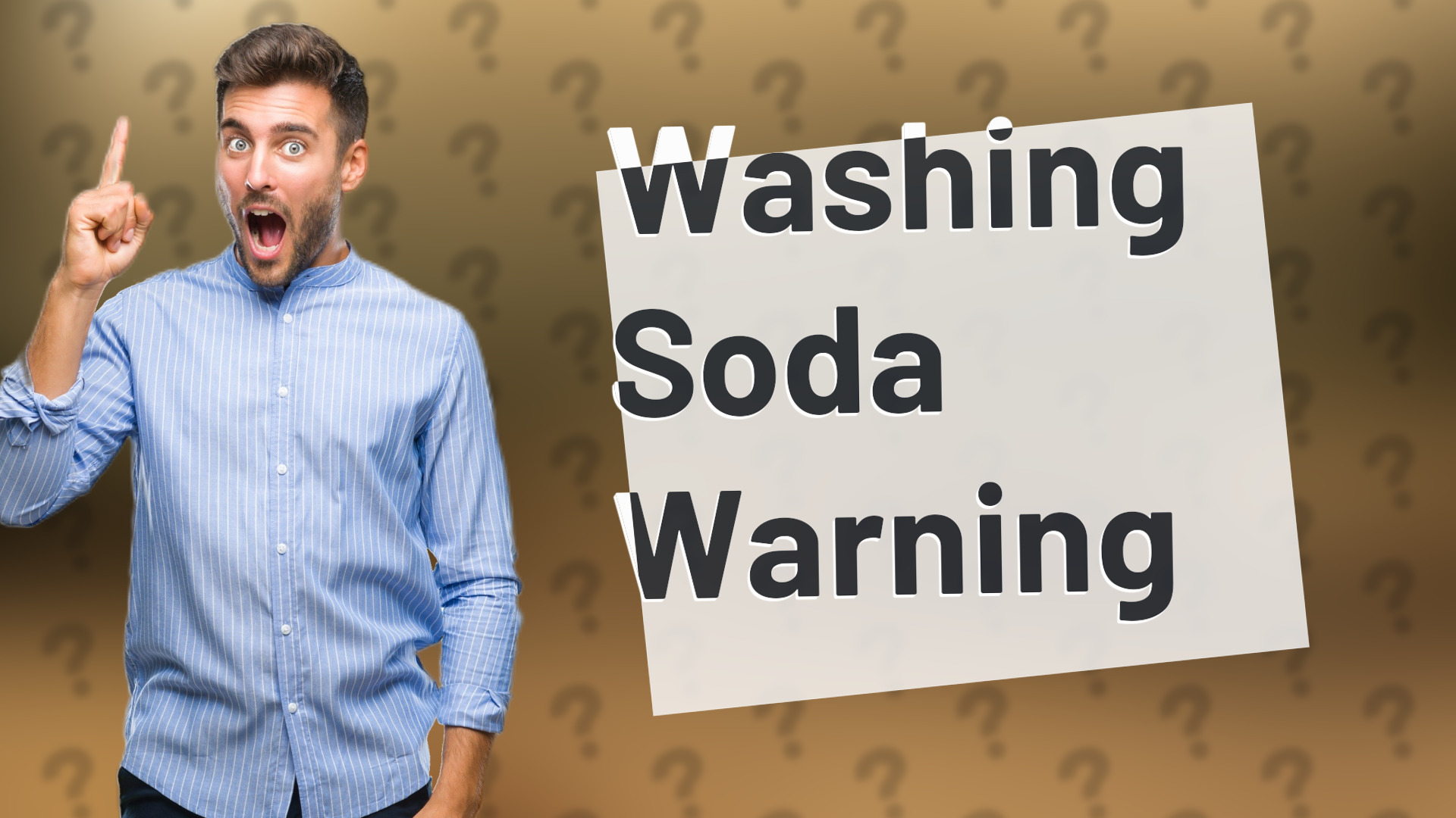 Washing Soda Warning