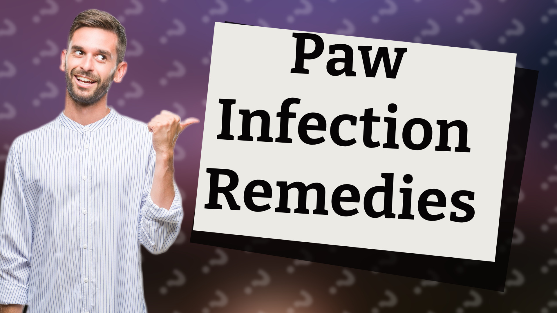 Paw Infection Remedies