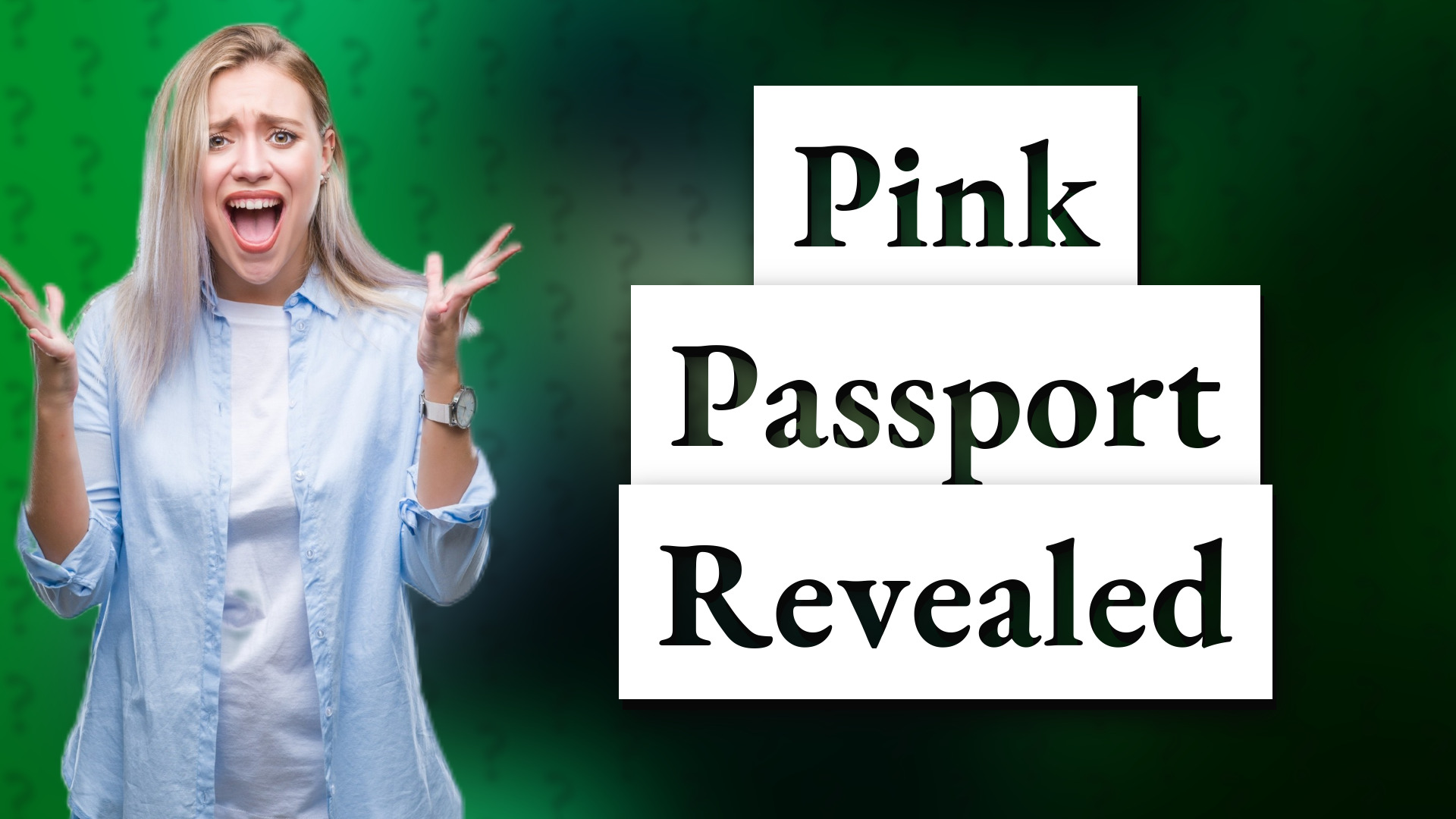 Pink Passport Revealed
