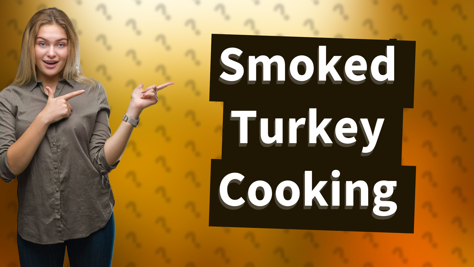 Smoked Turkey Cooking