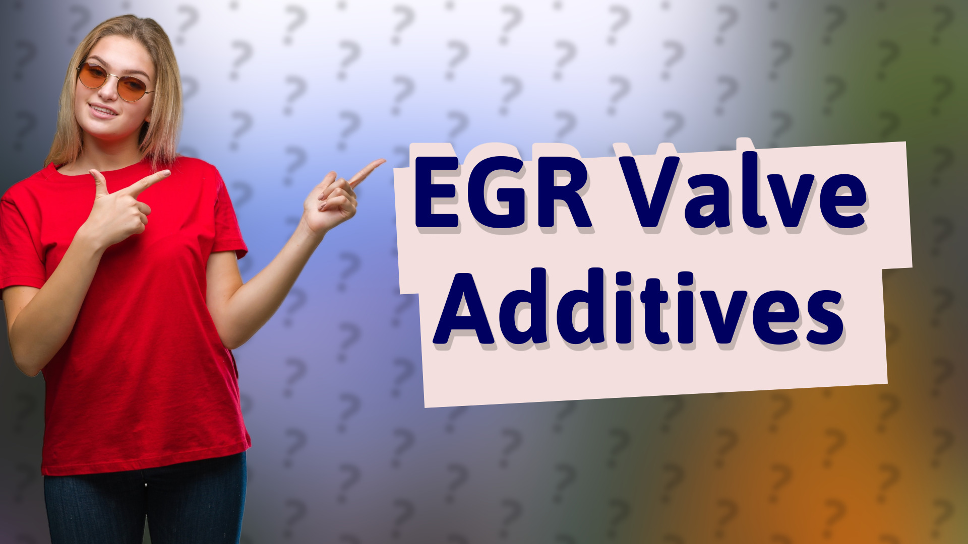 EGR Valve Additives