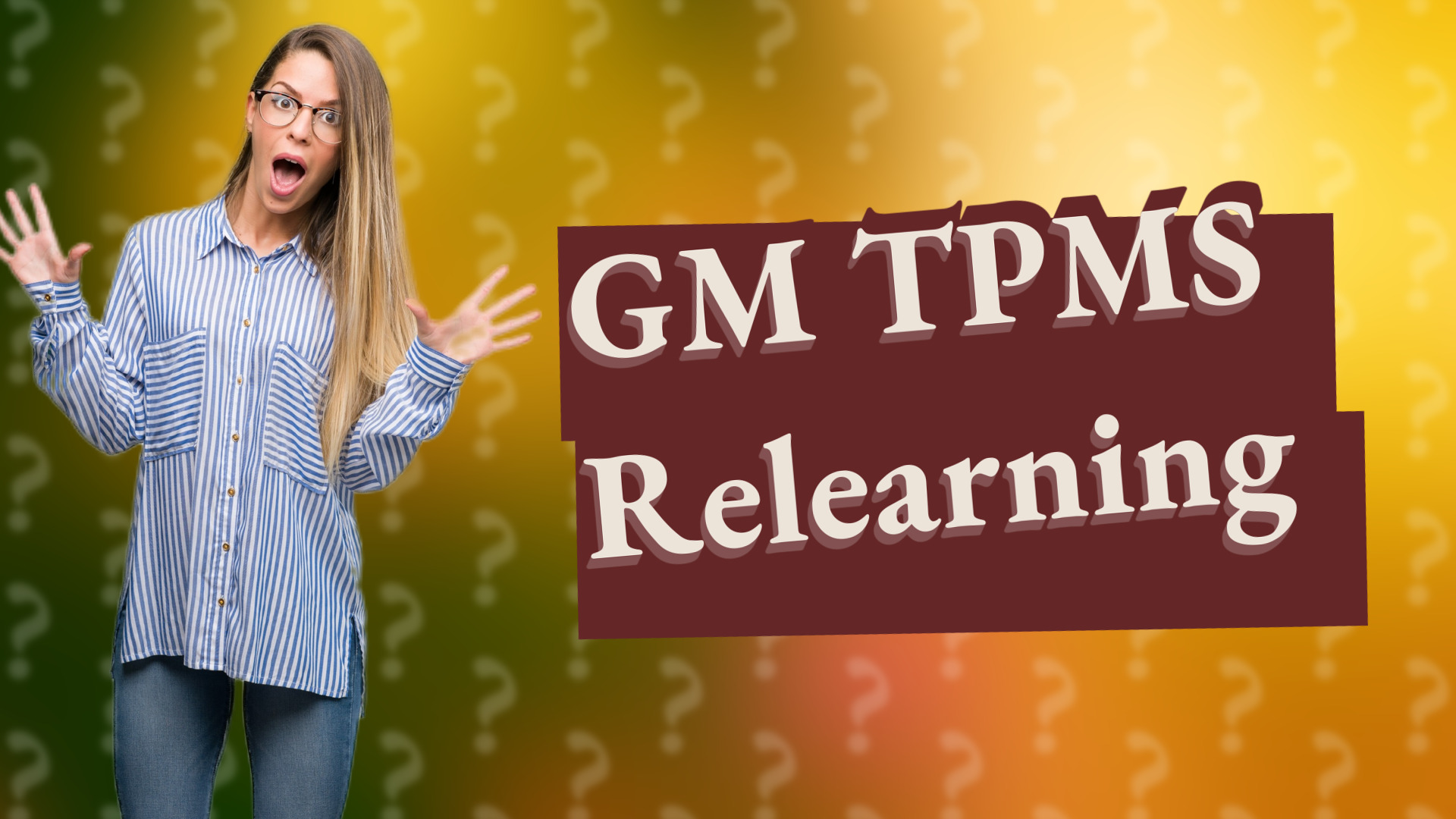 GM TPMS Relearning