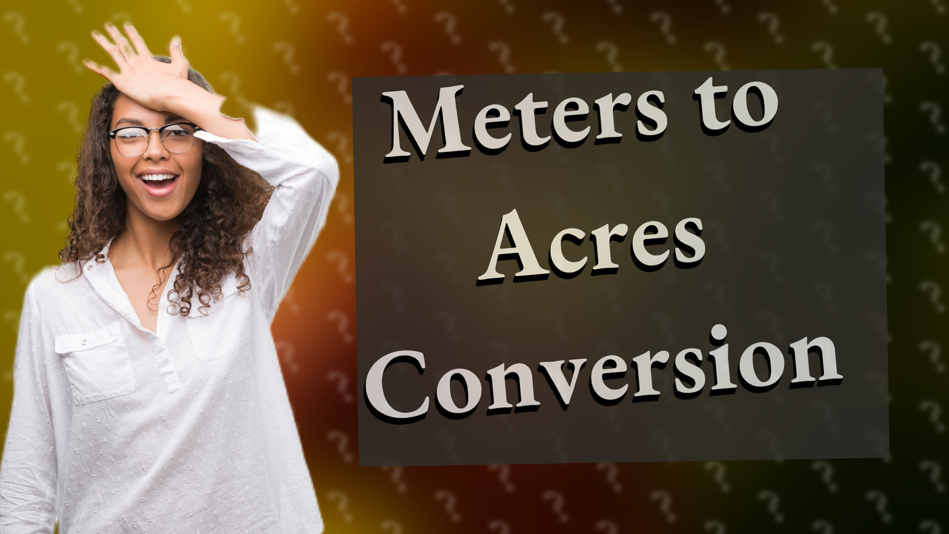 Meters to Acres Conversion