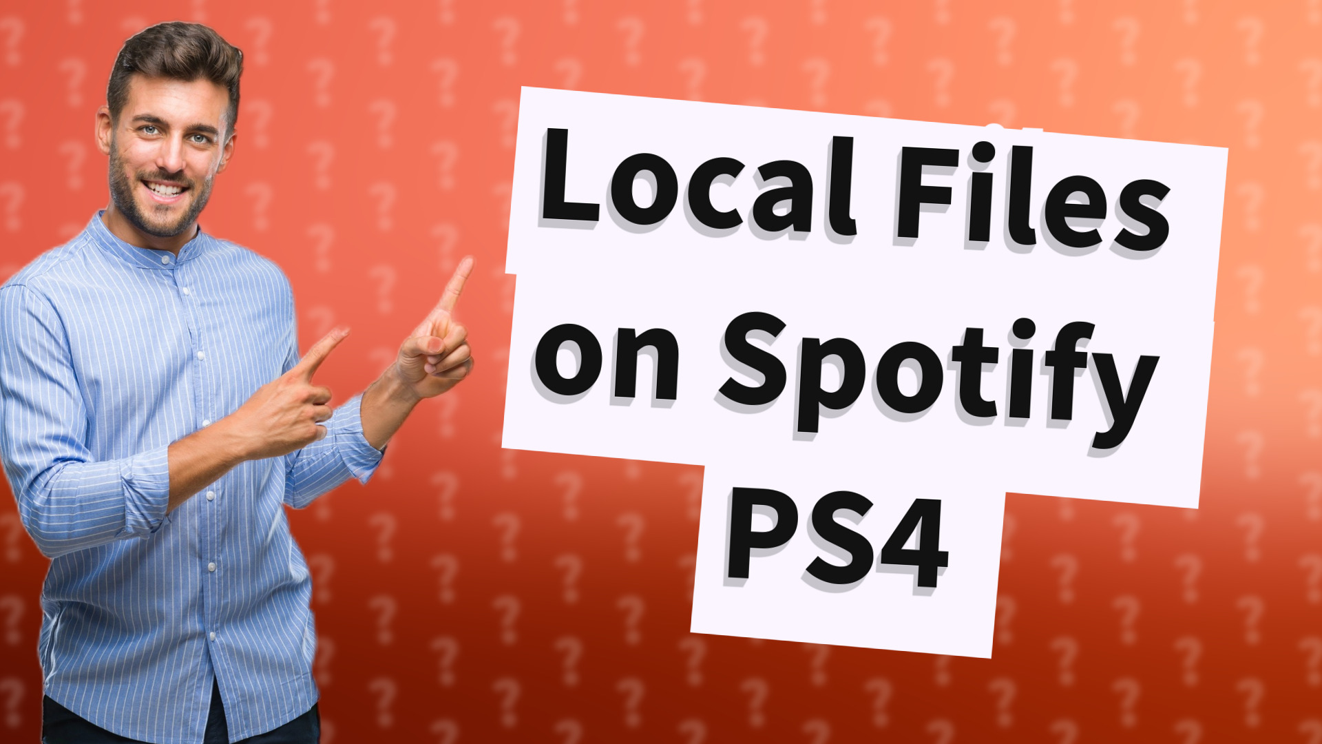 Local Files on Spotify PS4