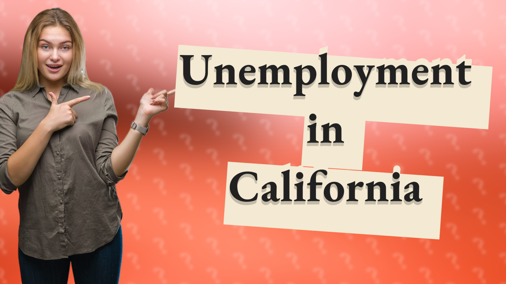 Unemployment in California