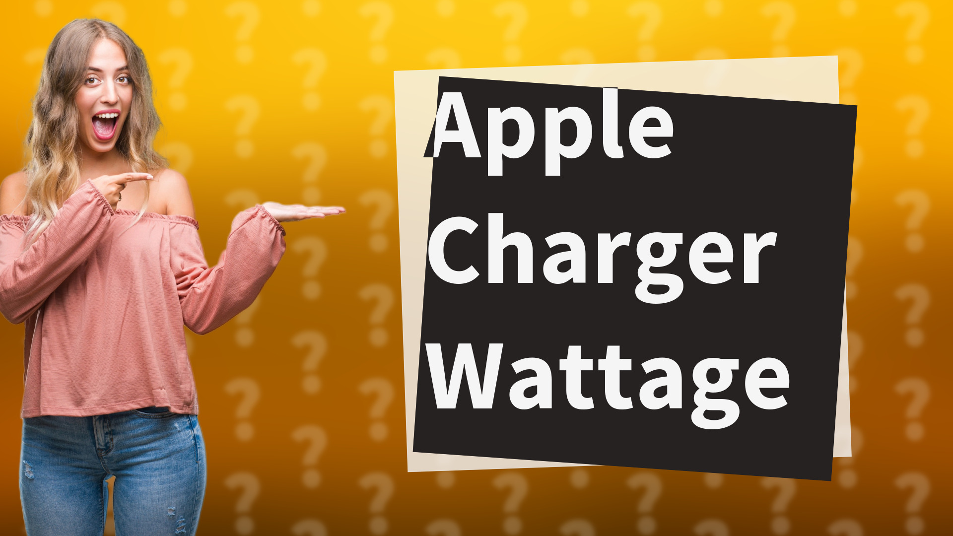 Apple Charger Wattage