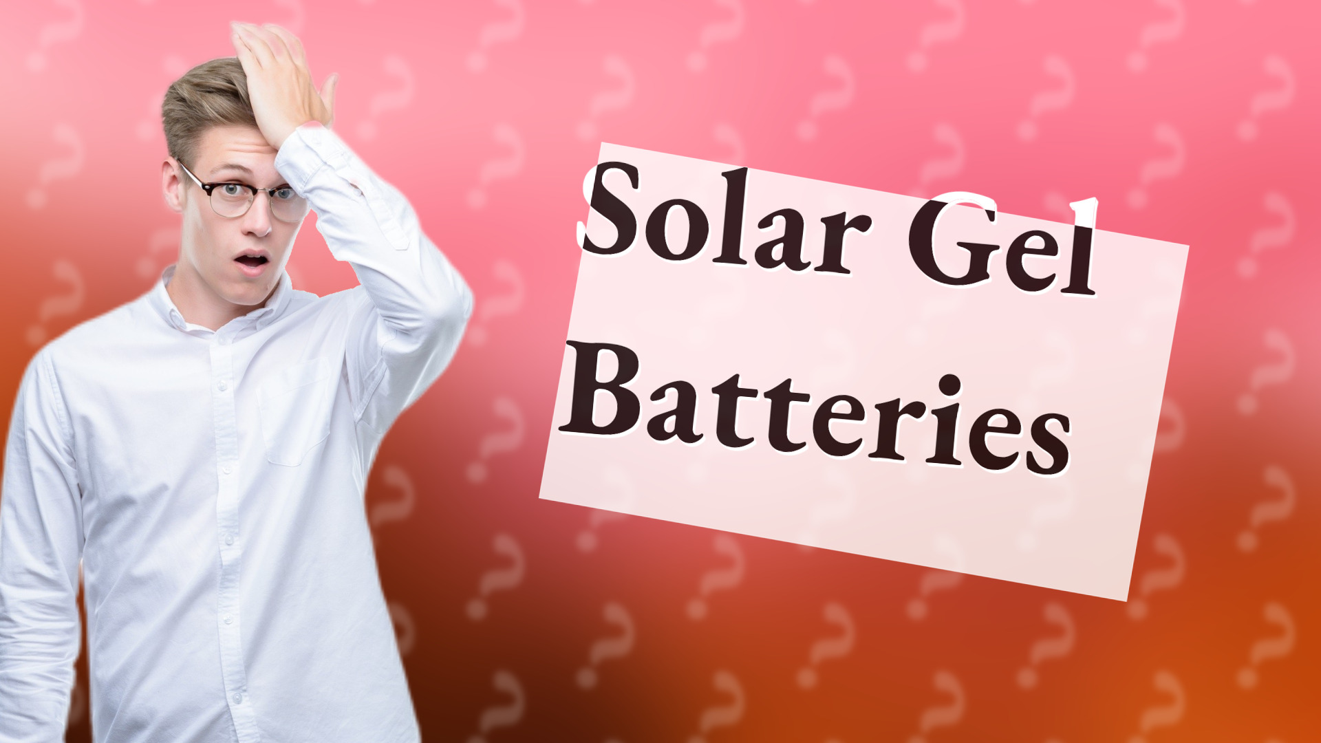Solar Gel Batteries