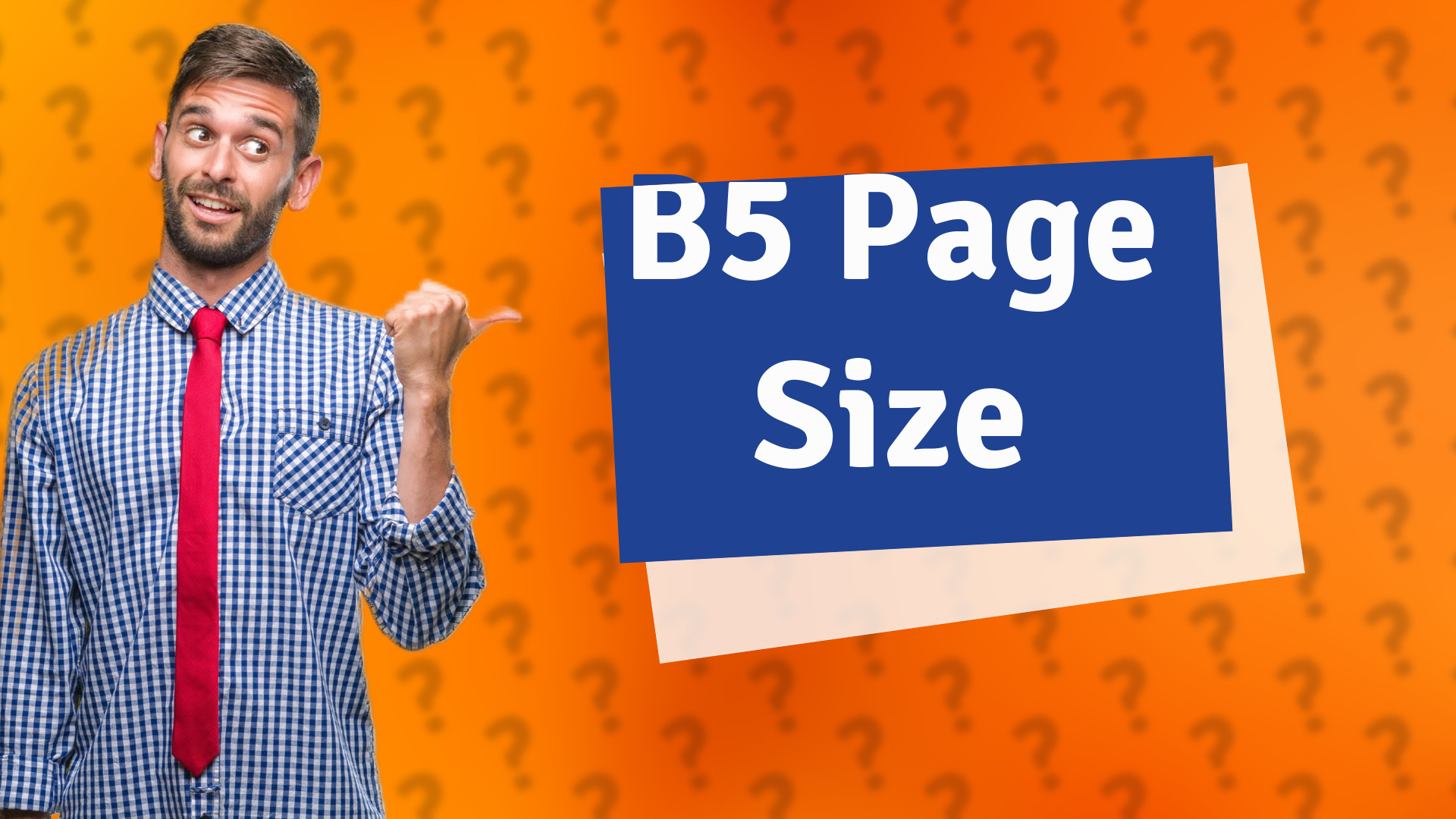 B5 Page Size
