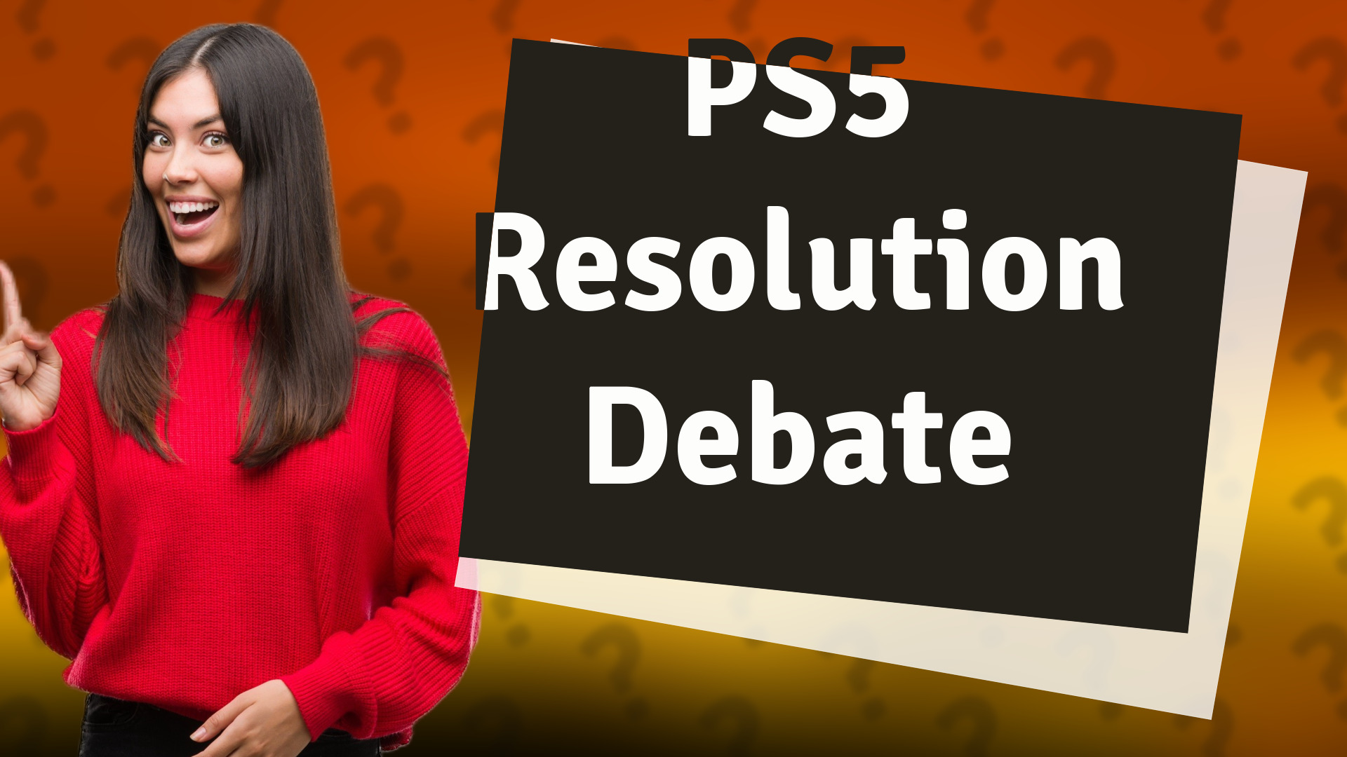 PS5 Resolution Debate