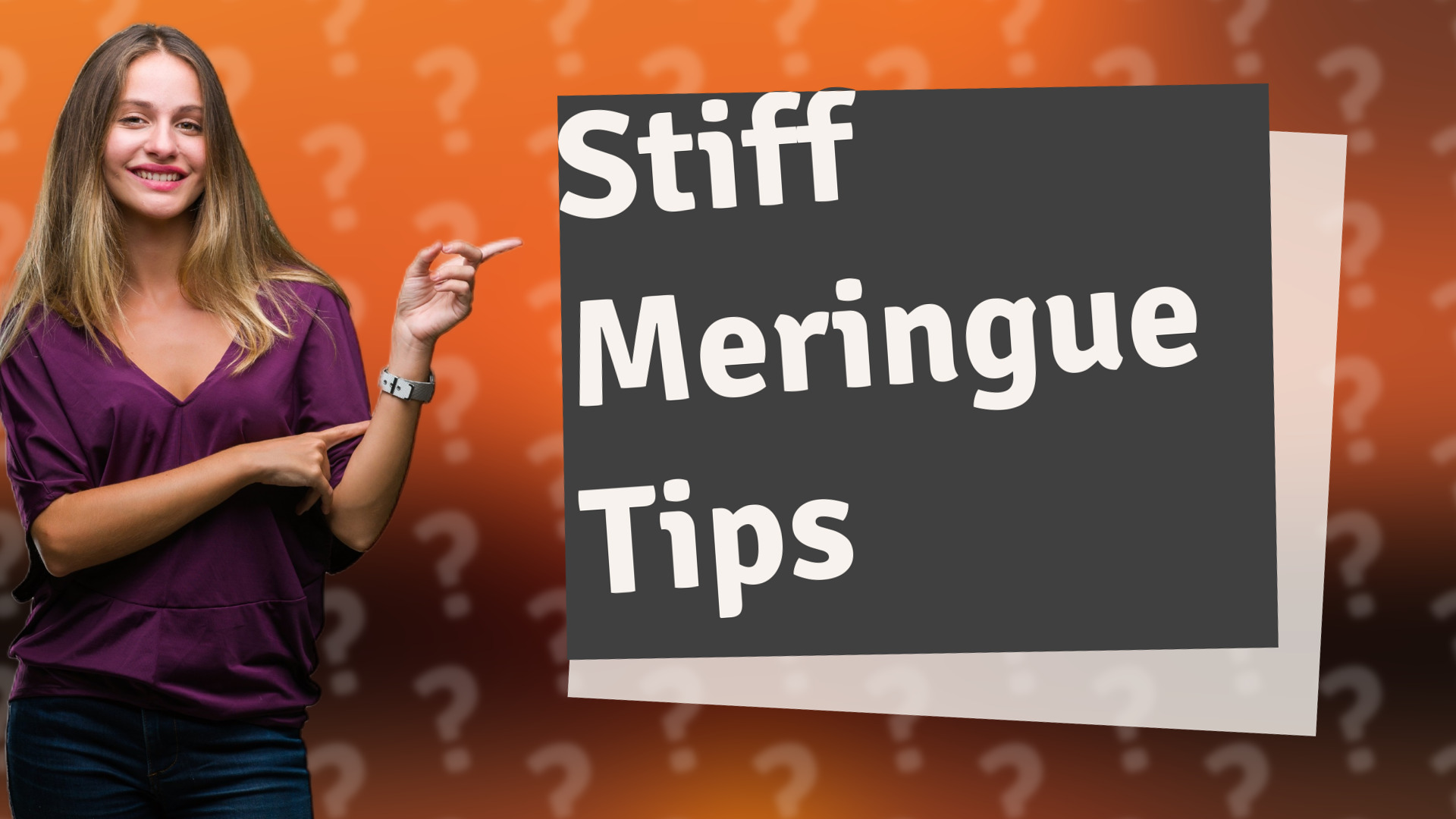 Stiff Meringue Tips