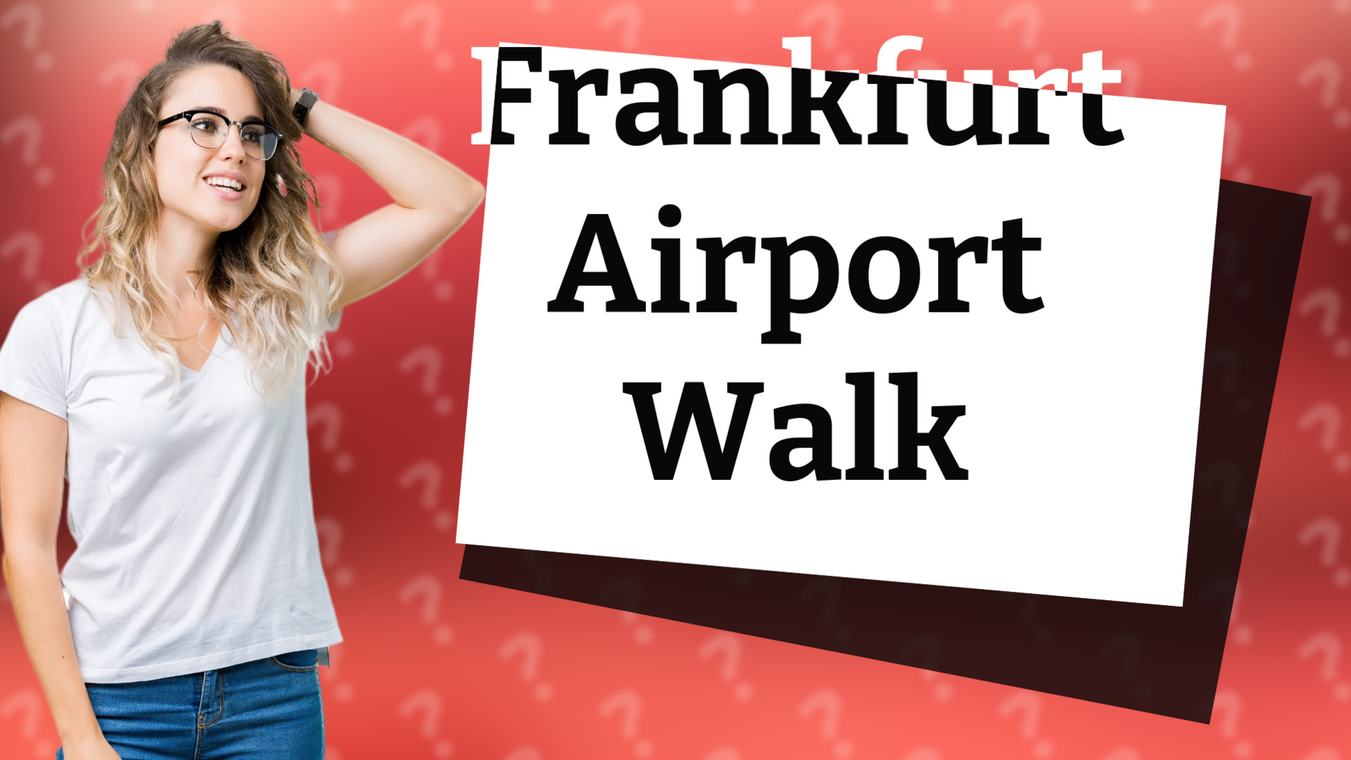 Frankfurt Airport Walk