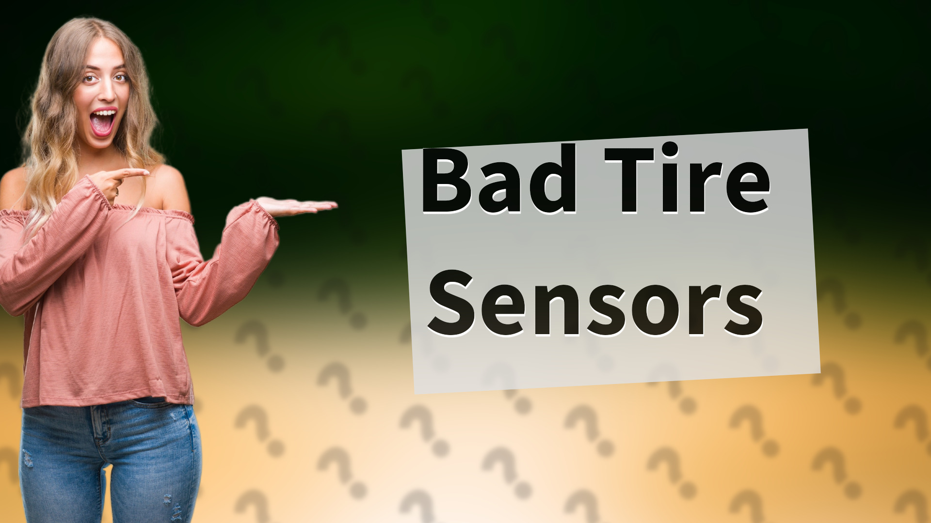 Bad Tire Sensors