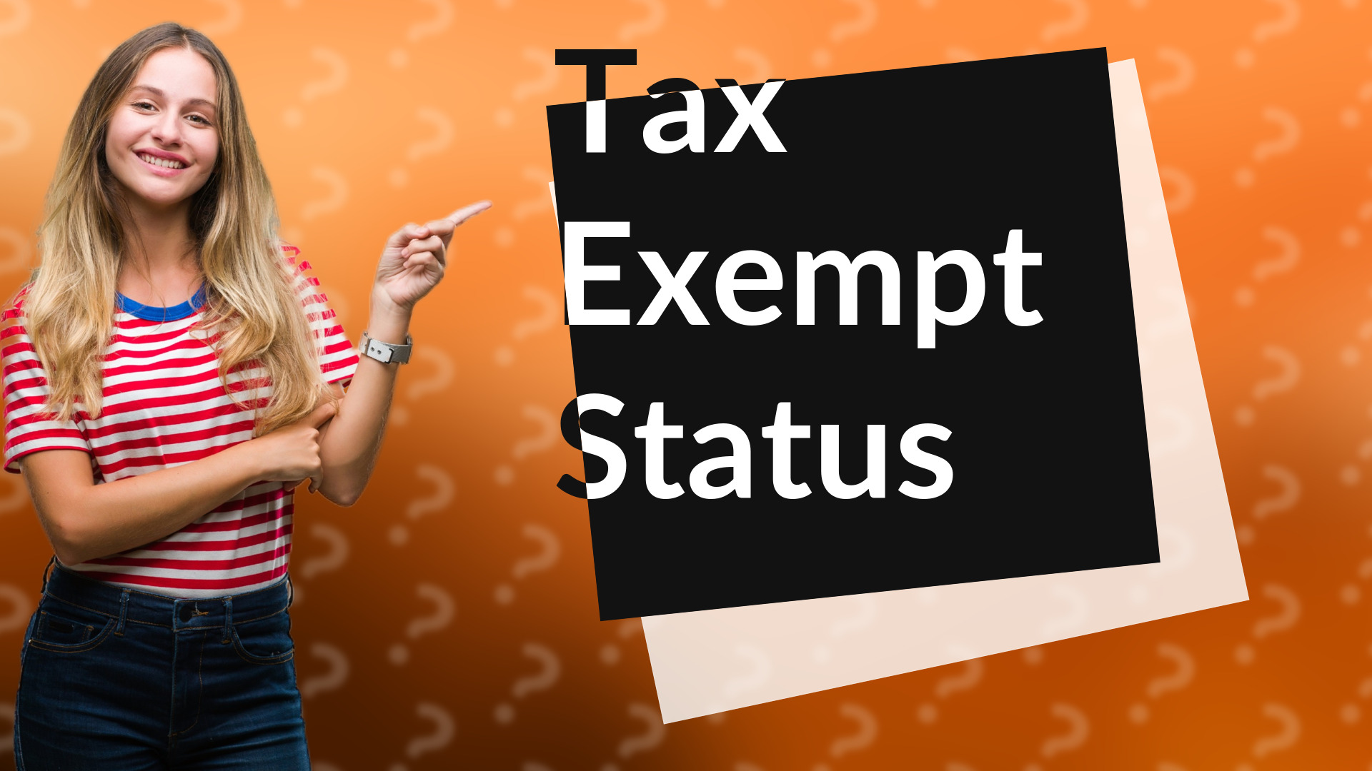 Tax Exempt Status