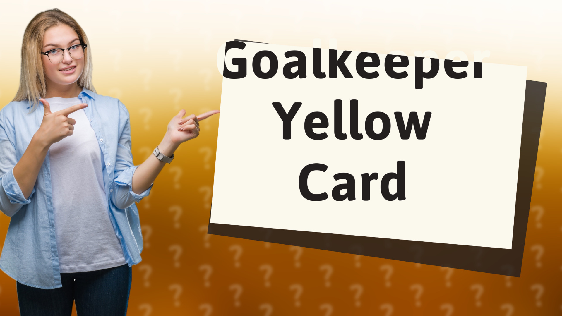 Goalkeeper Yellow Card