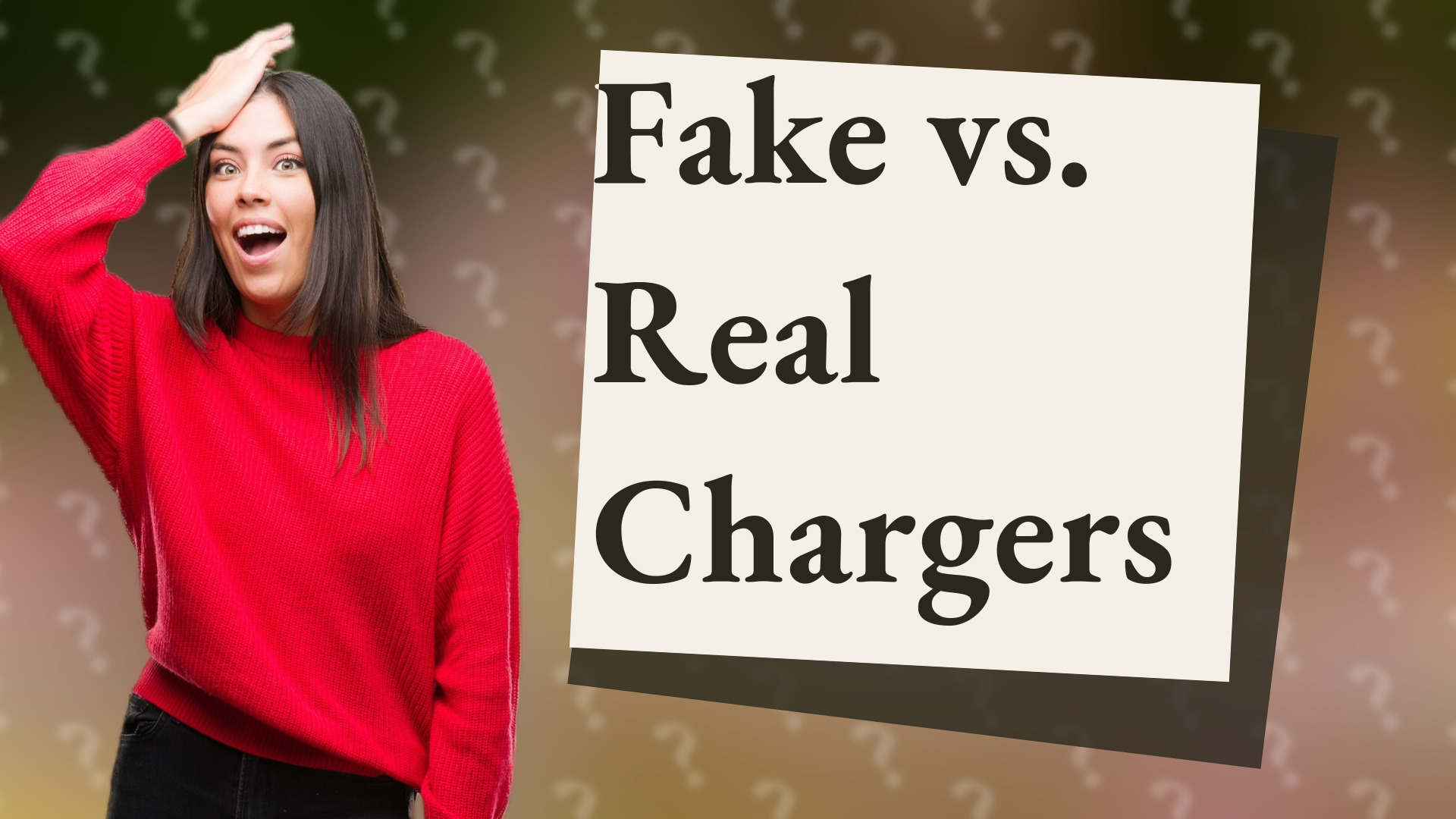Fake vs. Real Chargers