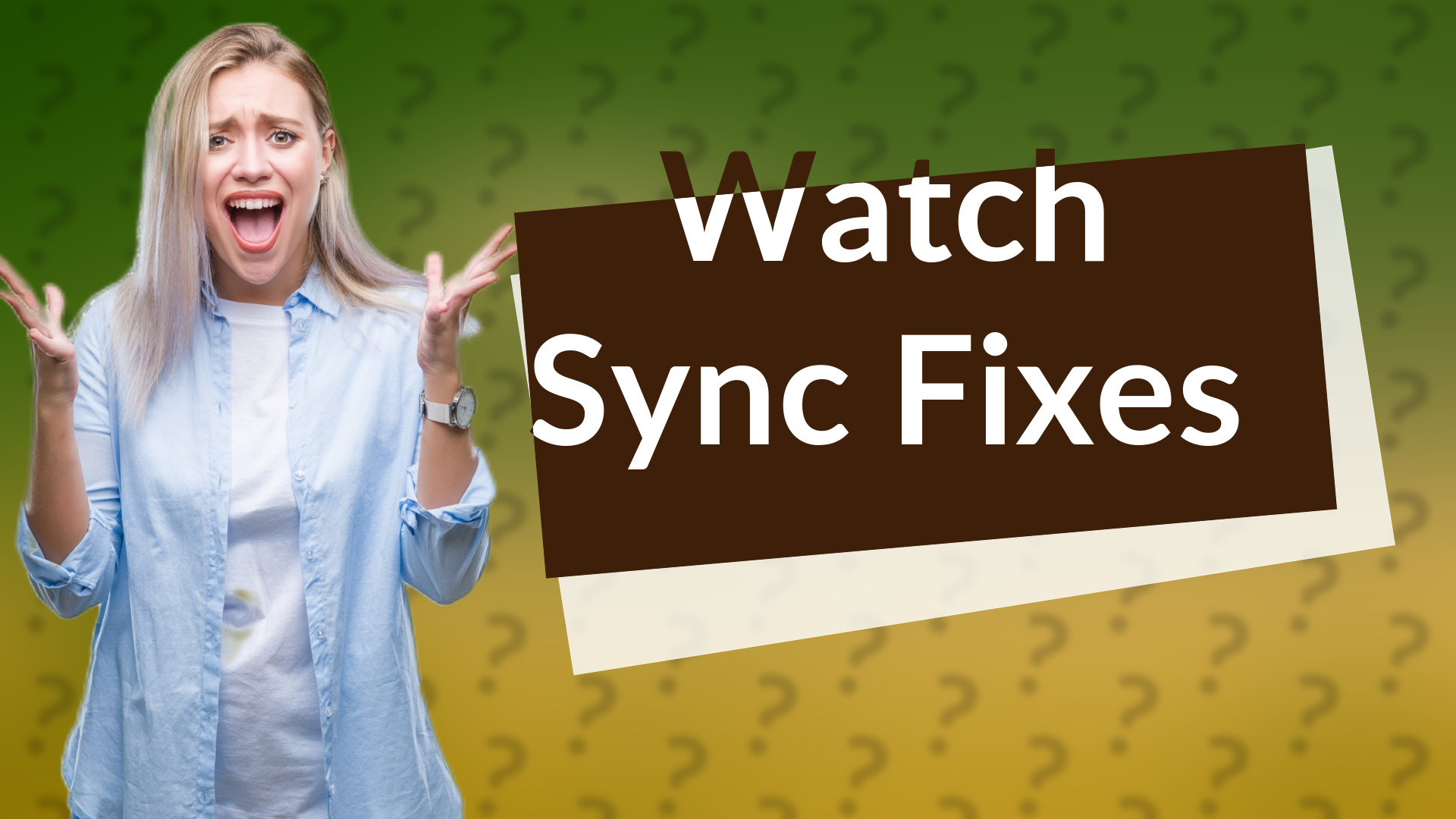 Watch Sync Fixes