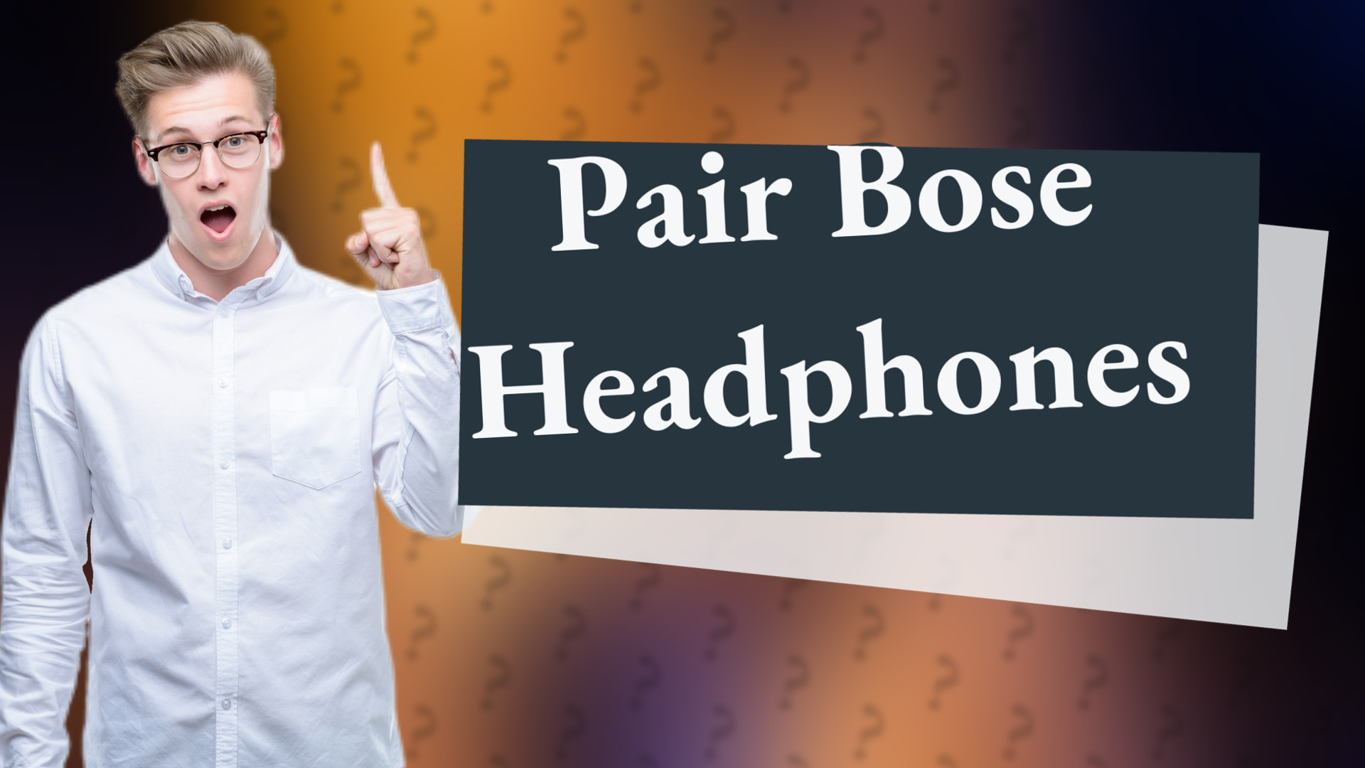 Pair Bose Headphones