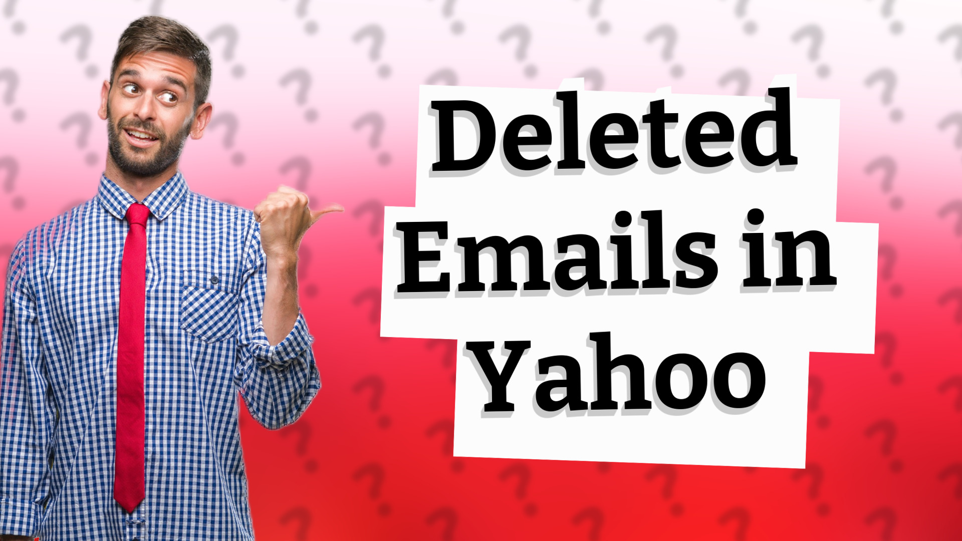 Deleted Emails in Yahoo