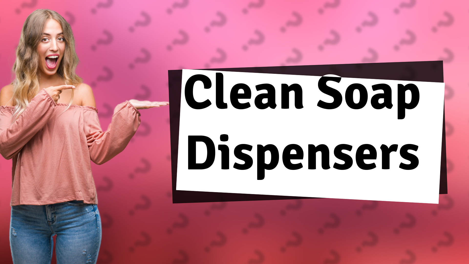 Clean Soap Dispensers
