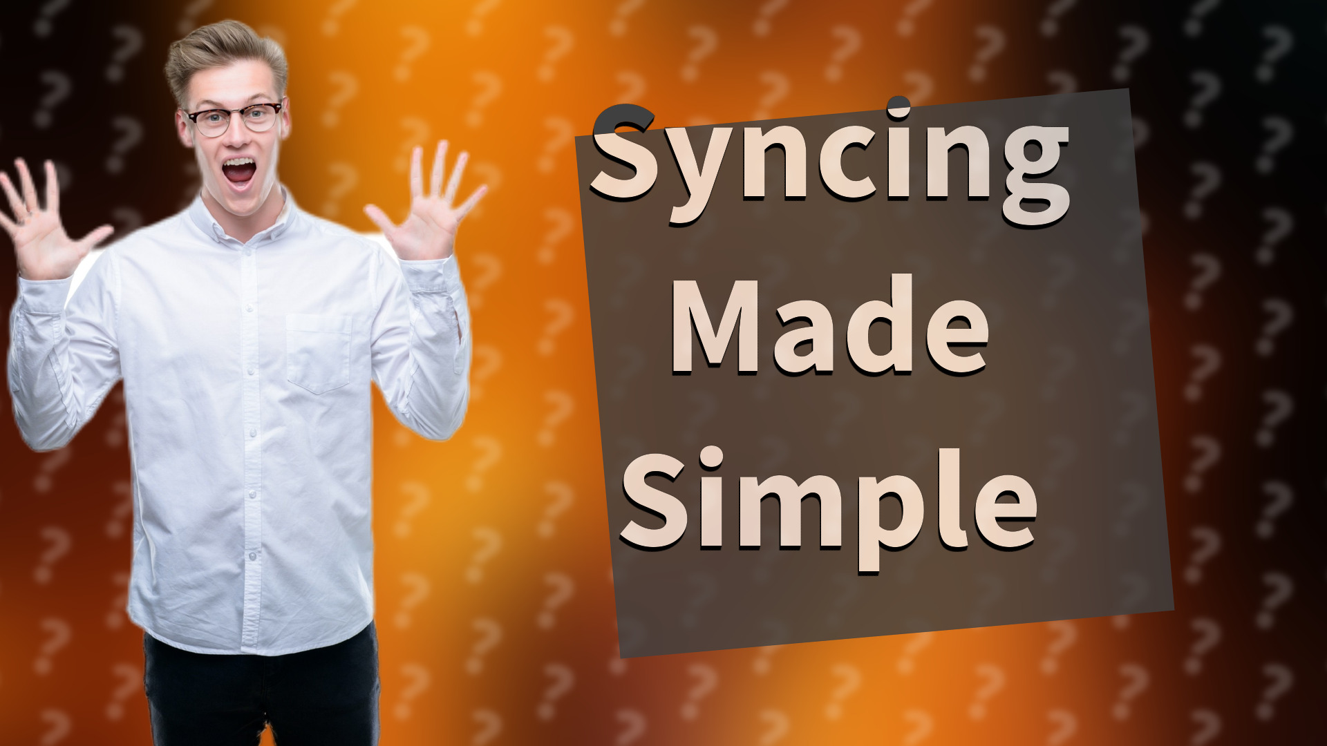 Syncing Made Simple