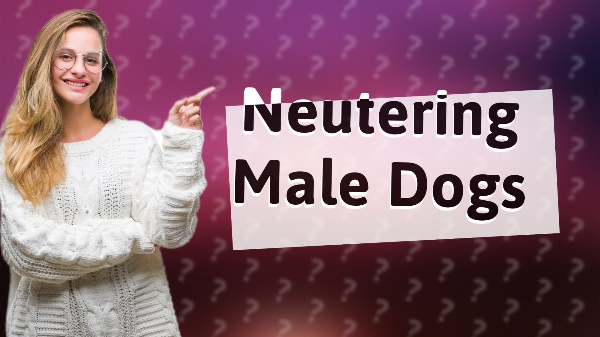 Neutering Male Dogs