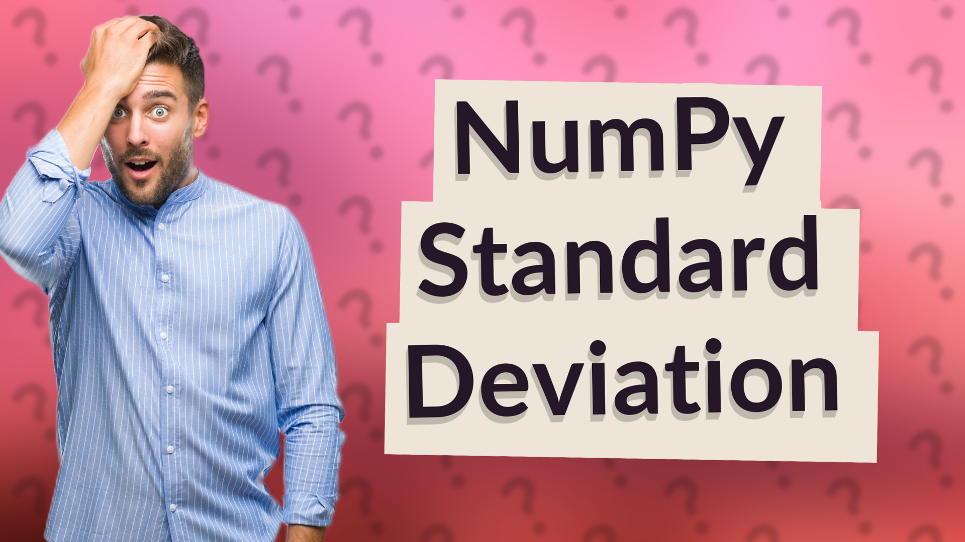 NumPy Standard Deviation