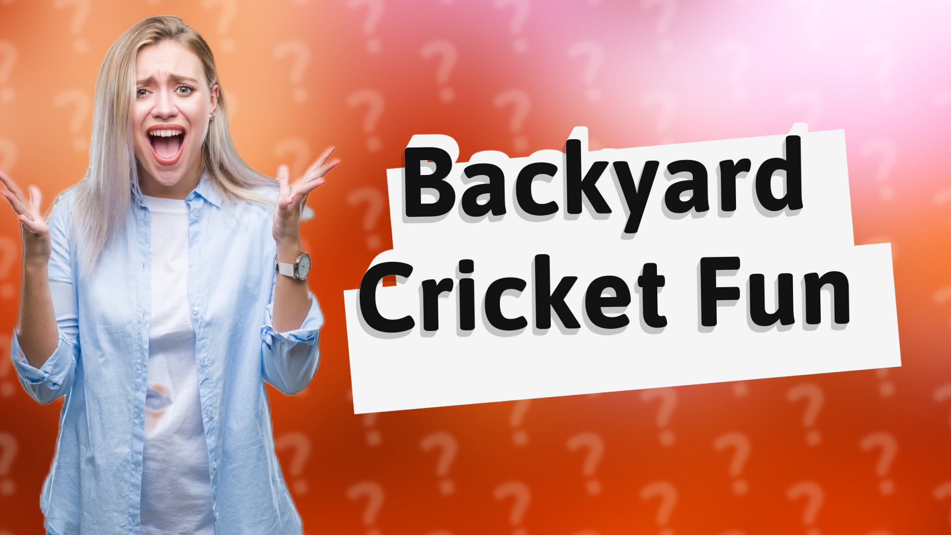 Backyard Cricket Fun