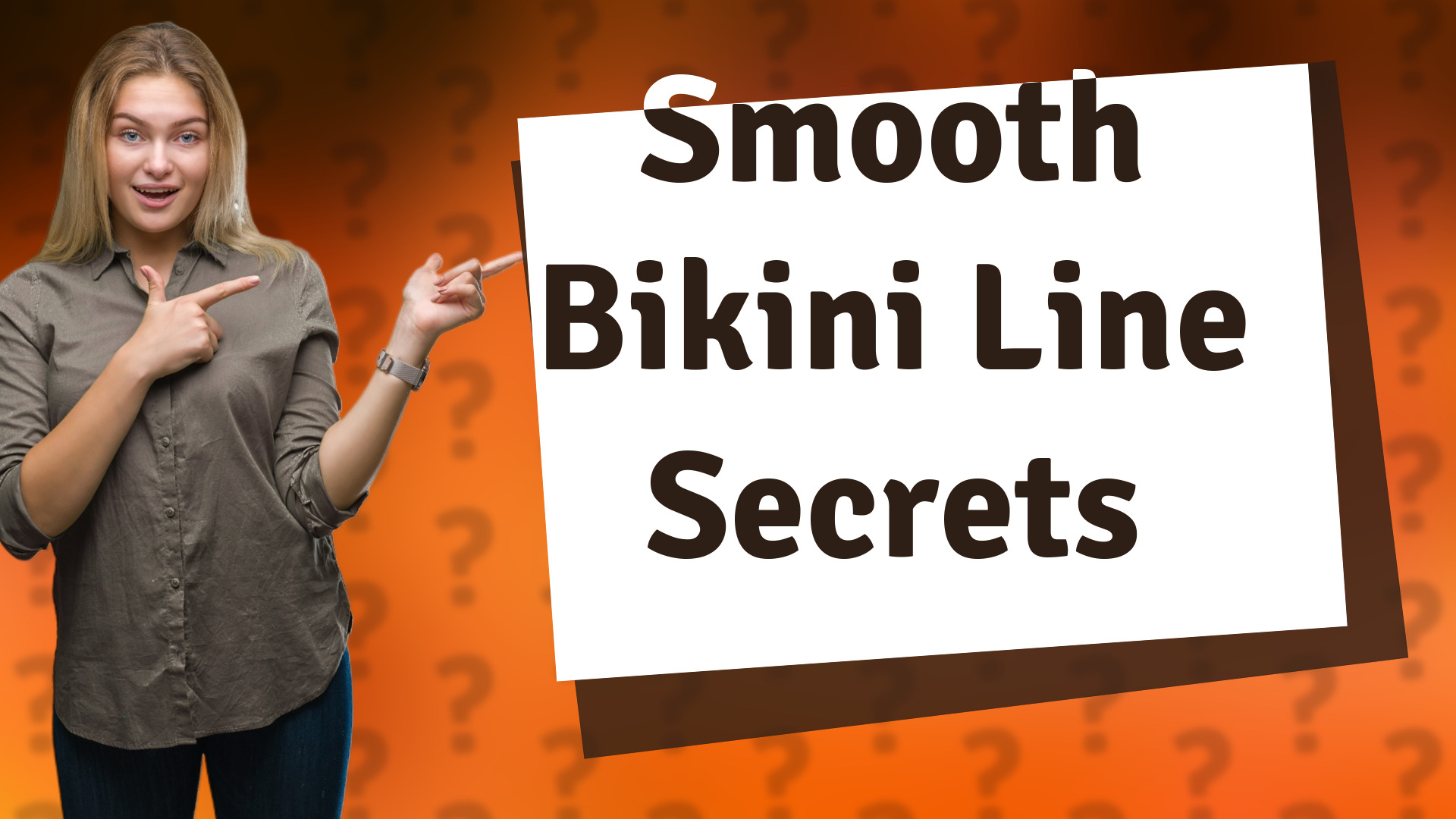 Smooth Bikini Line Secrets