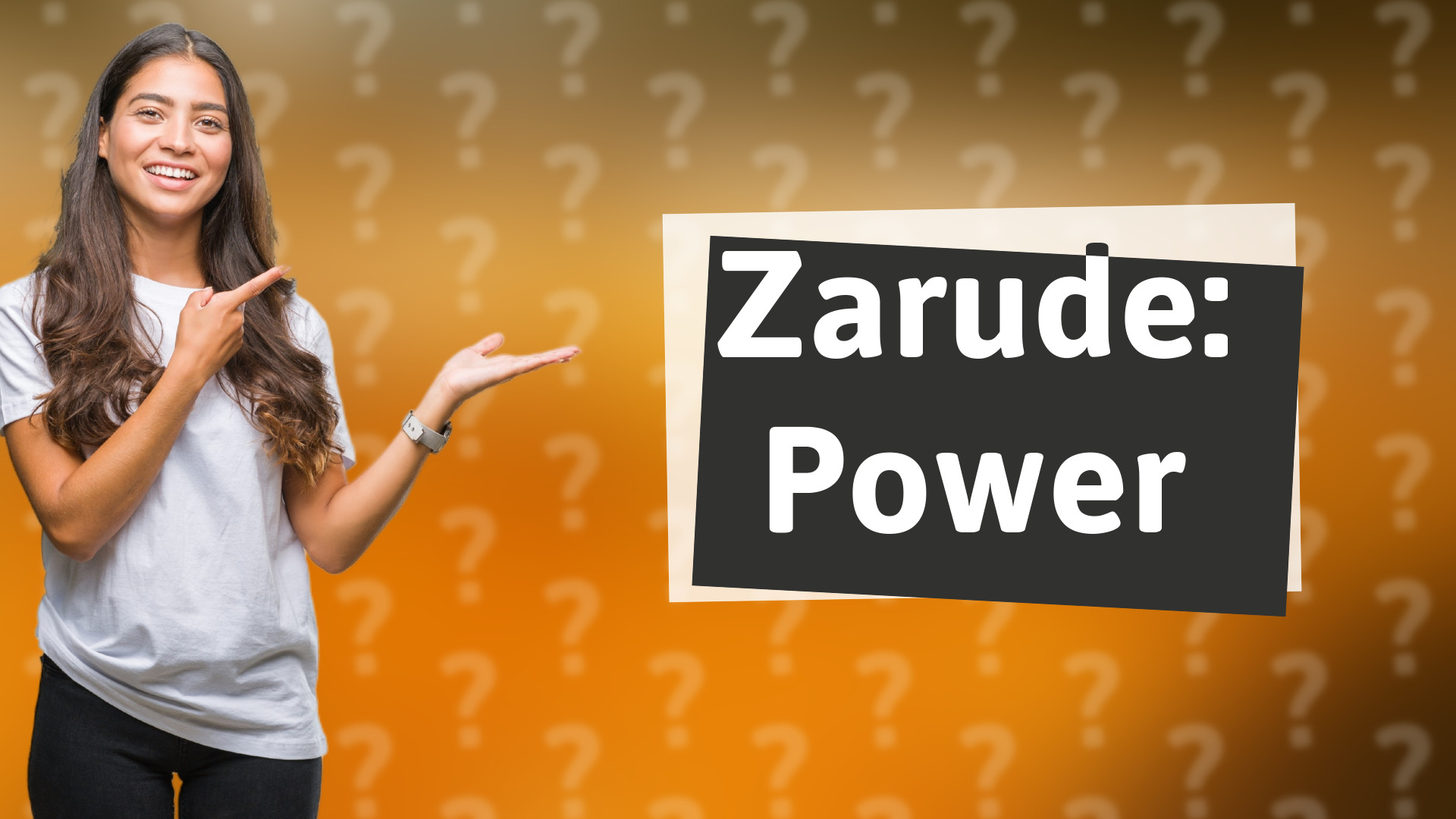 Zarude: Power
