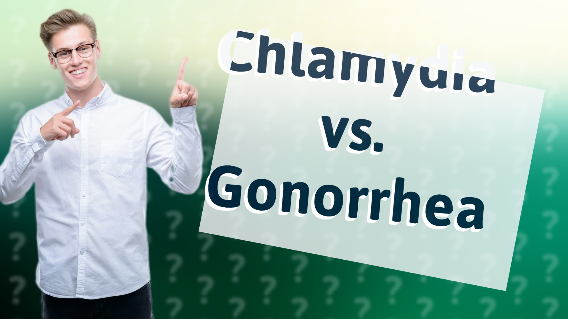 Chlamydia vs. Gonorrhea
