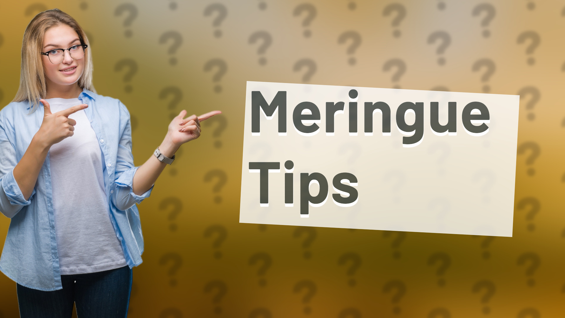 Meringue Tips