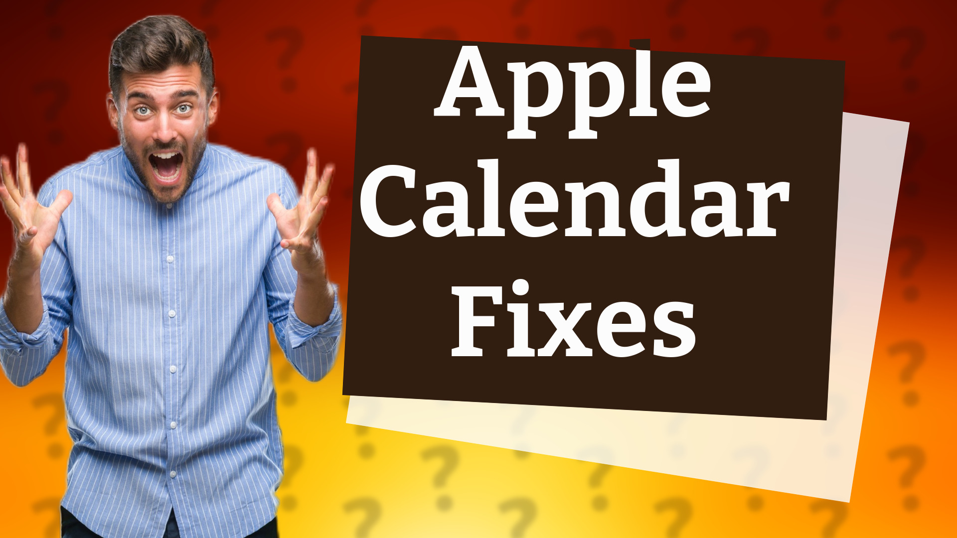 Apple Calendar Fixes
