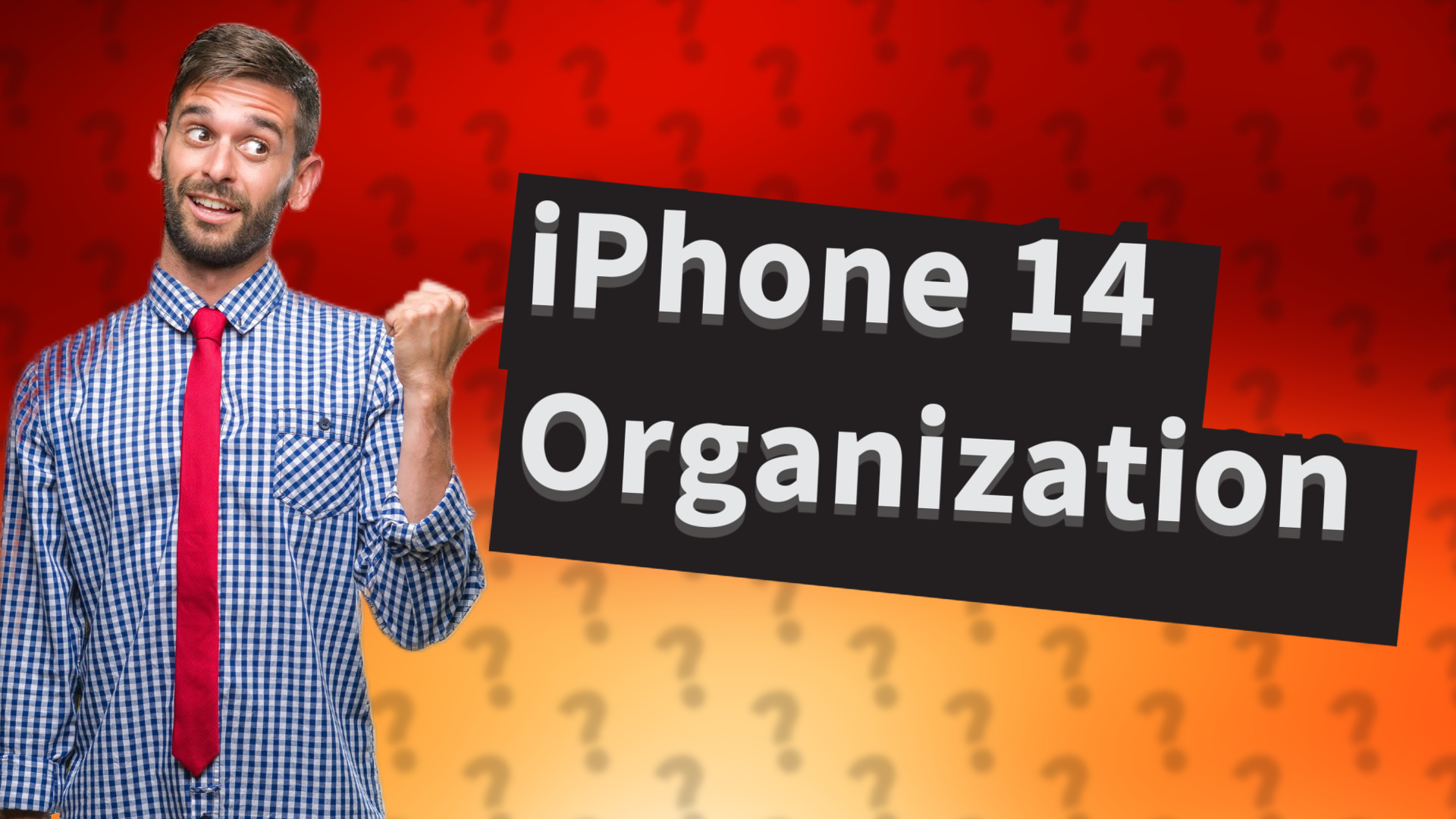 iPhone 14 Organization