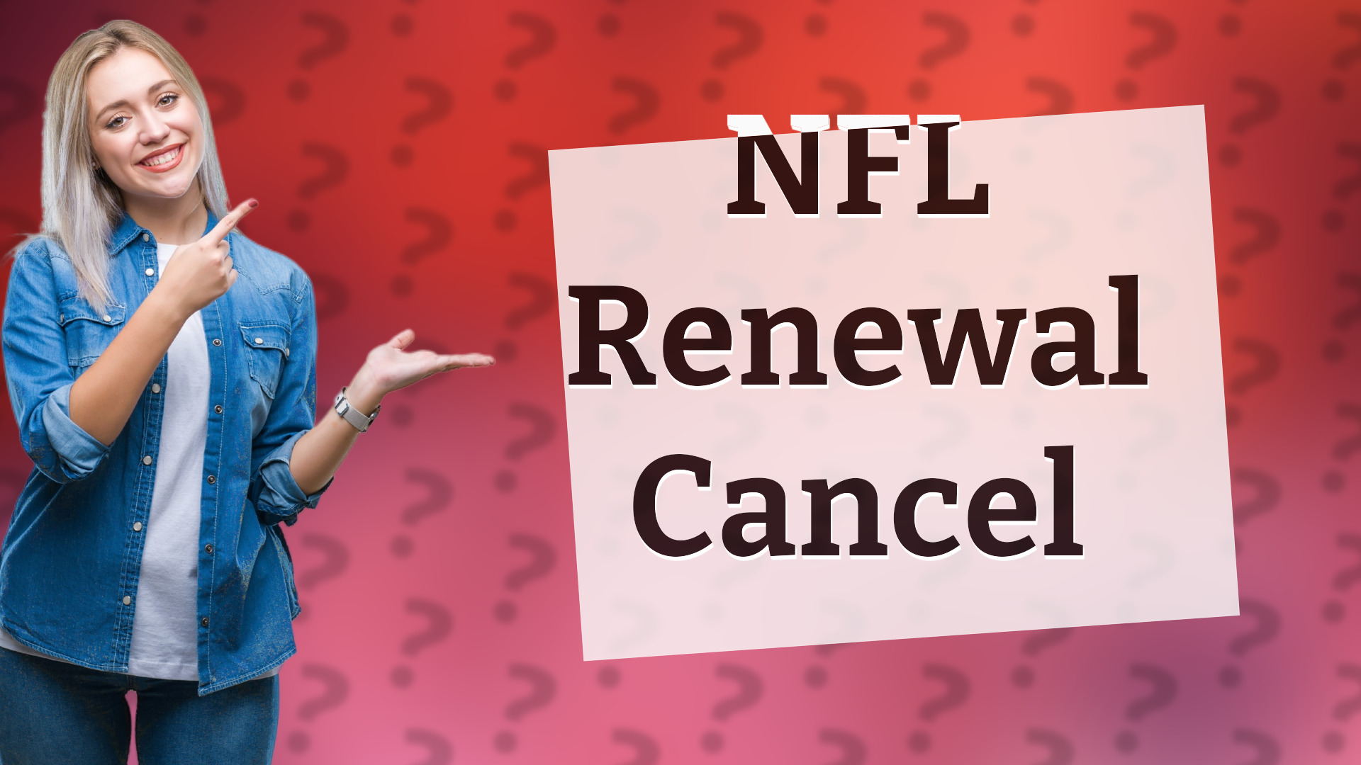 NFL Renewal Cancel