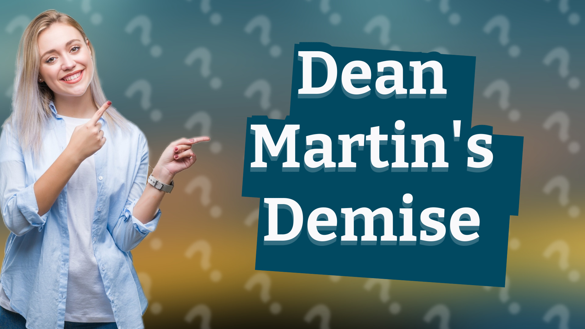 Dean Martin's Demise