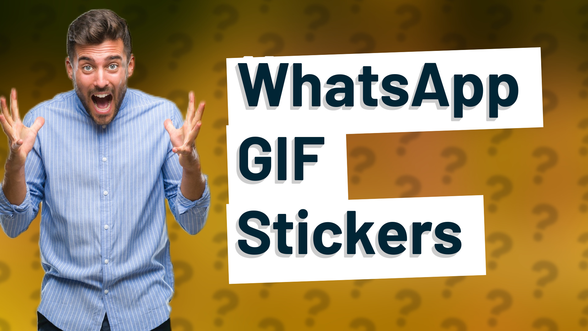 WhatsApp GIF Stickers