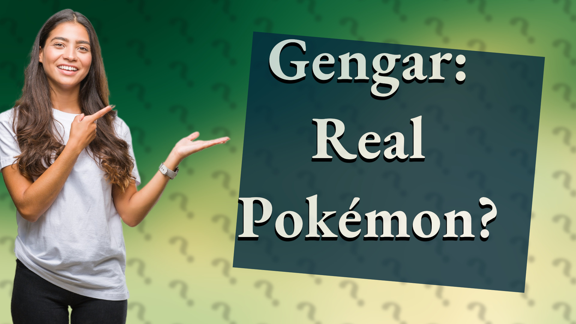 Gengar: Real Pokémon?
