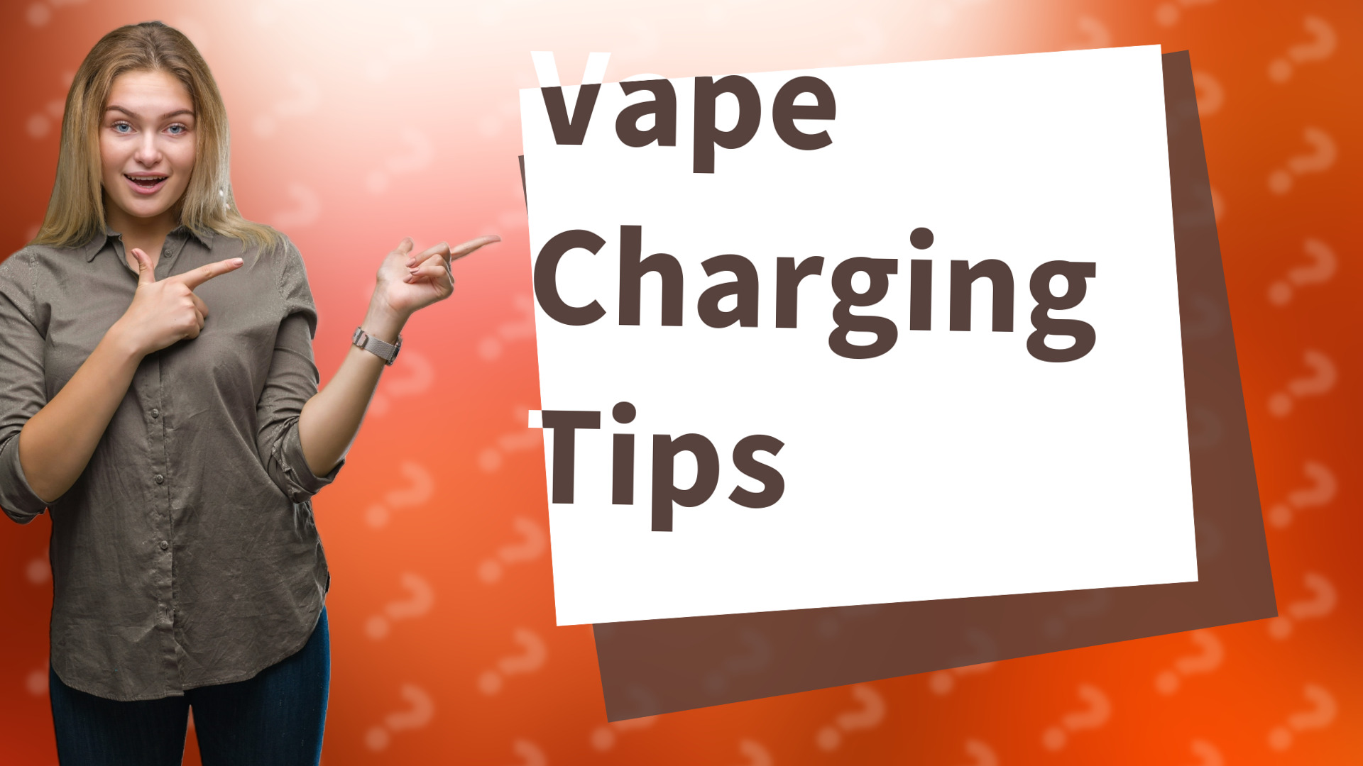 Vape Charging Tips