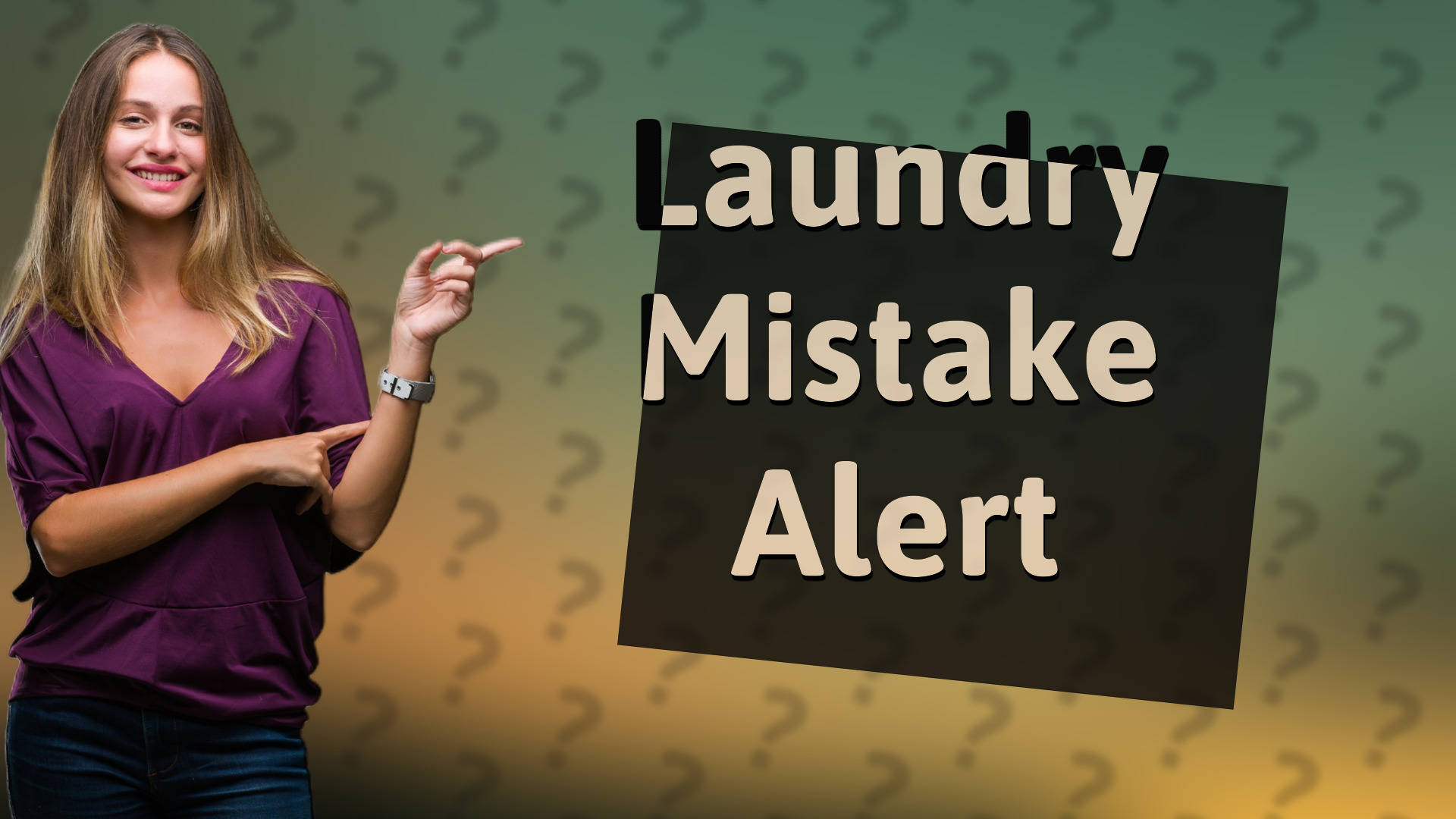 Laundry Mistake Alert