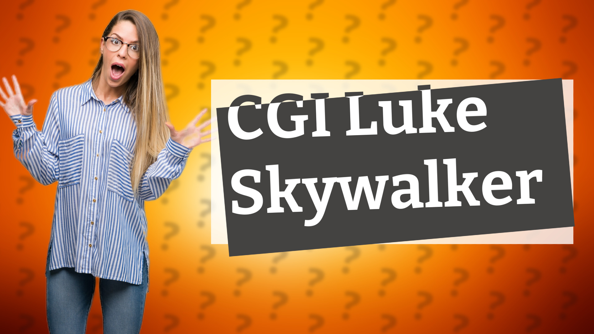CGI Luke Skywalker