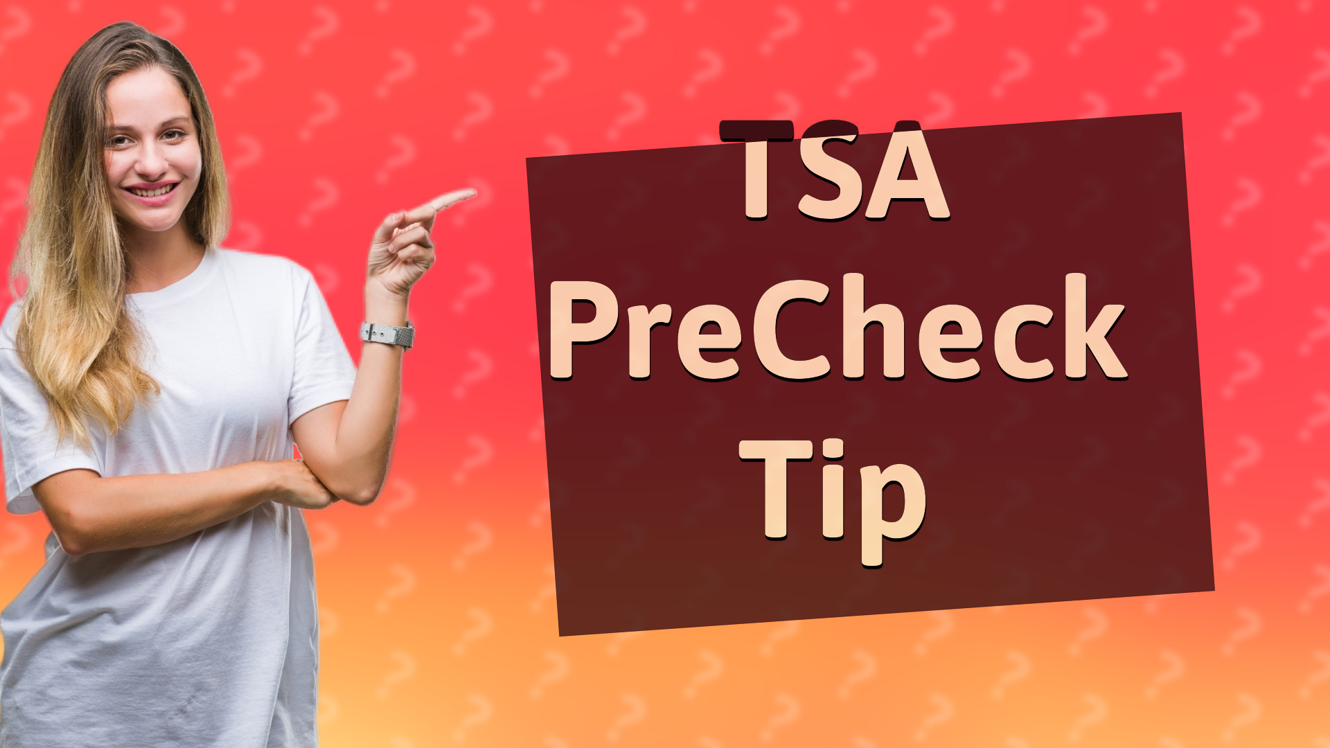 TSA PreCheck Tip
