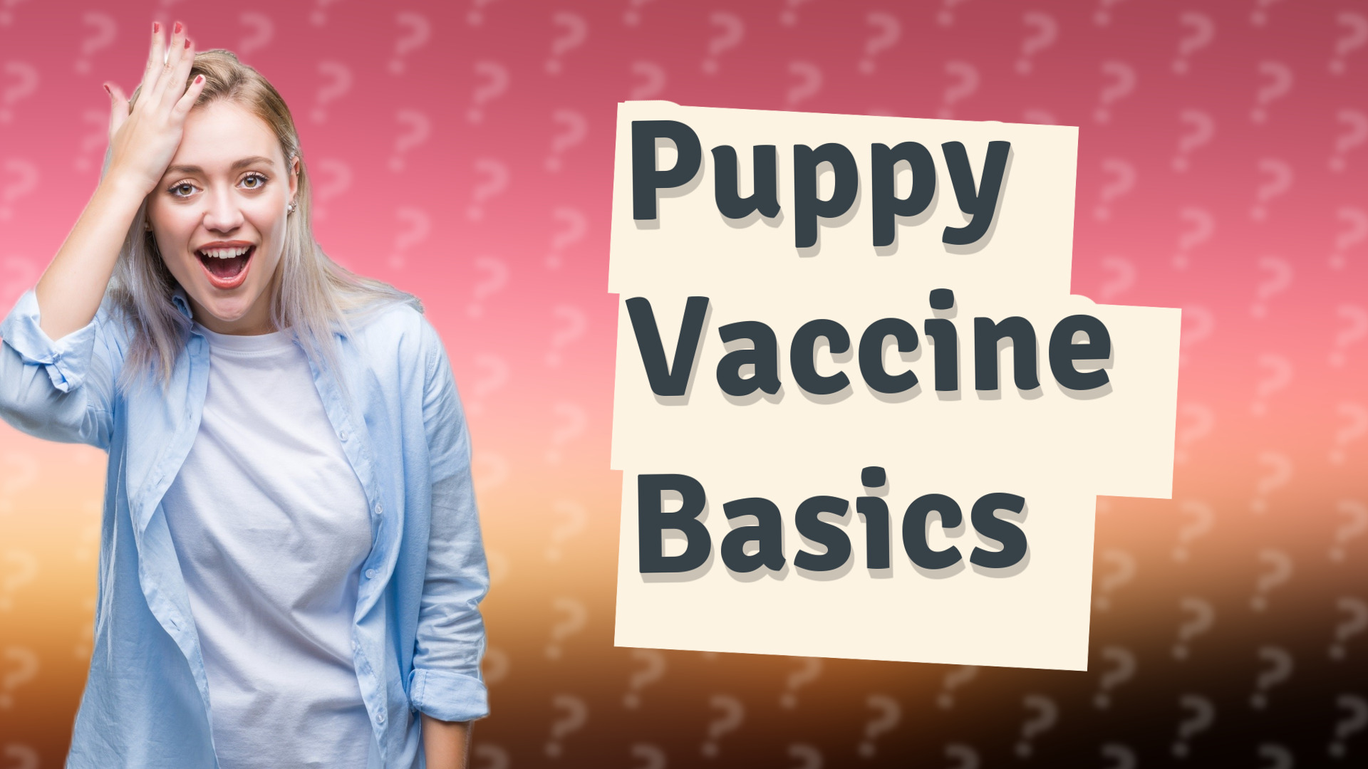 Puppy Vaccine Basics