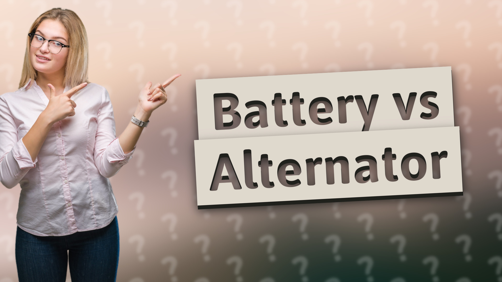 Battery vs Alternator