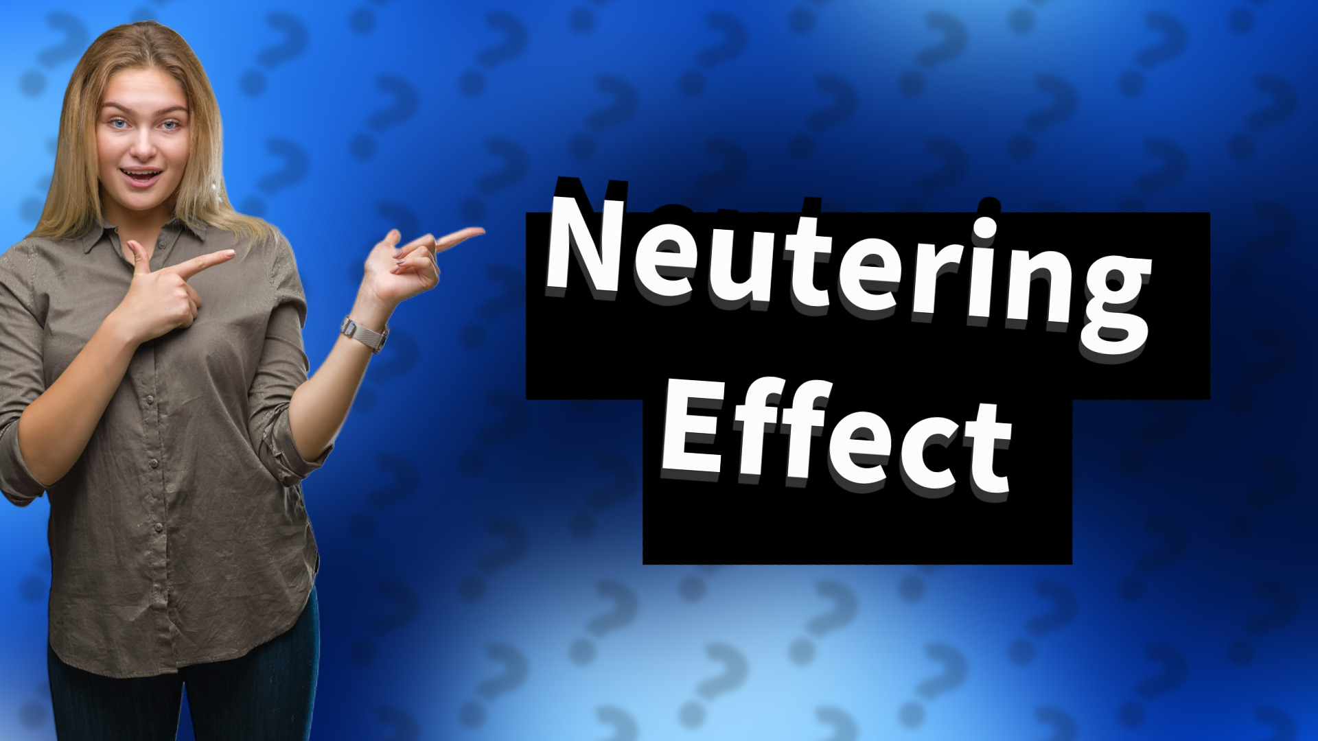 Neutering Effect
