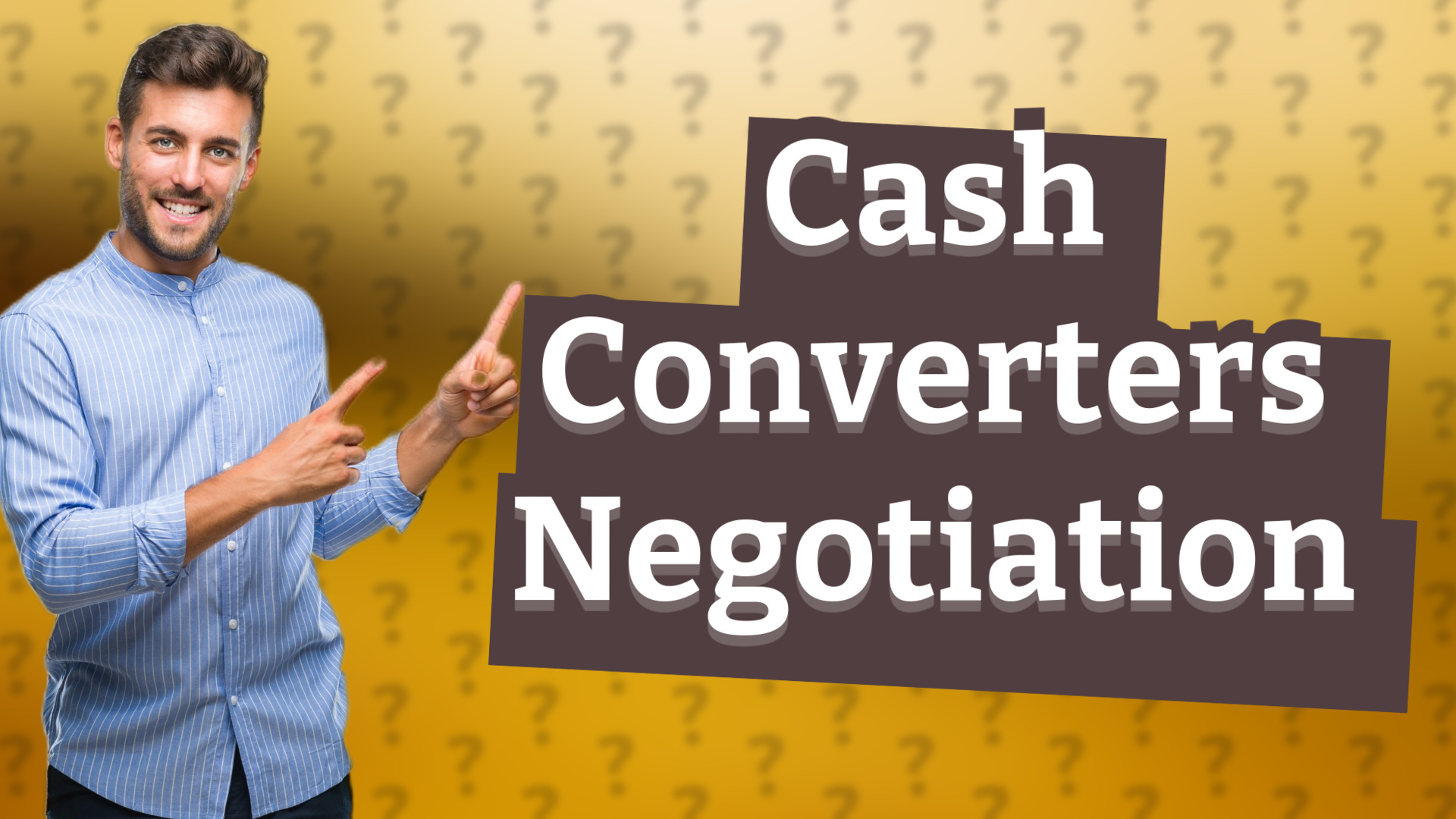 Cash Converters Negotiation