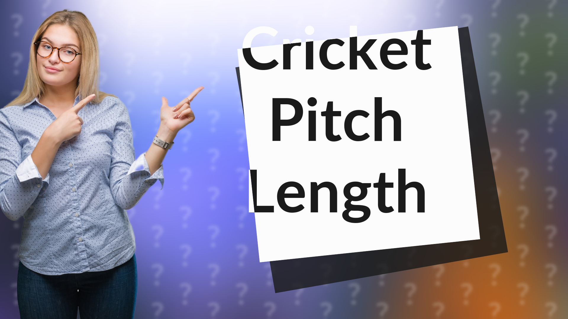 Cricket Pitch Length