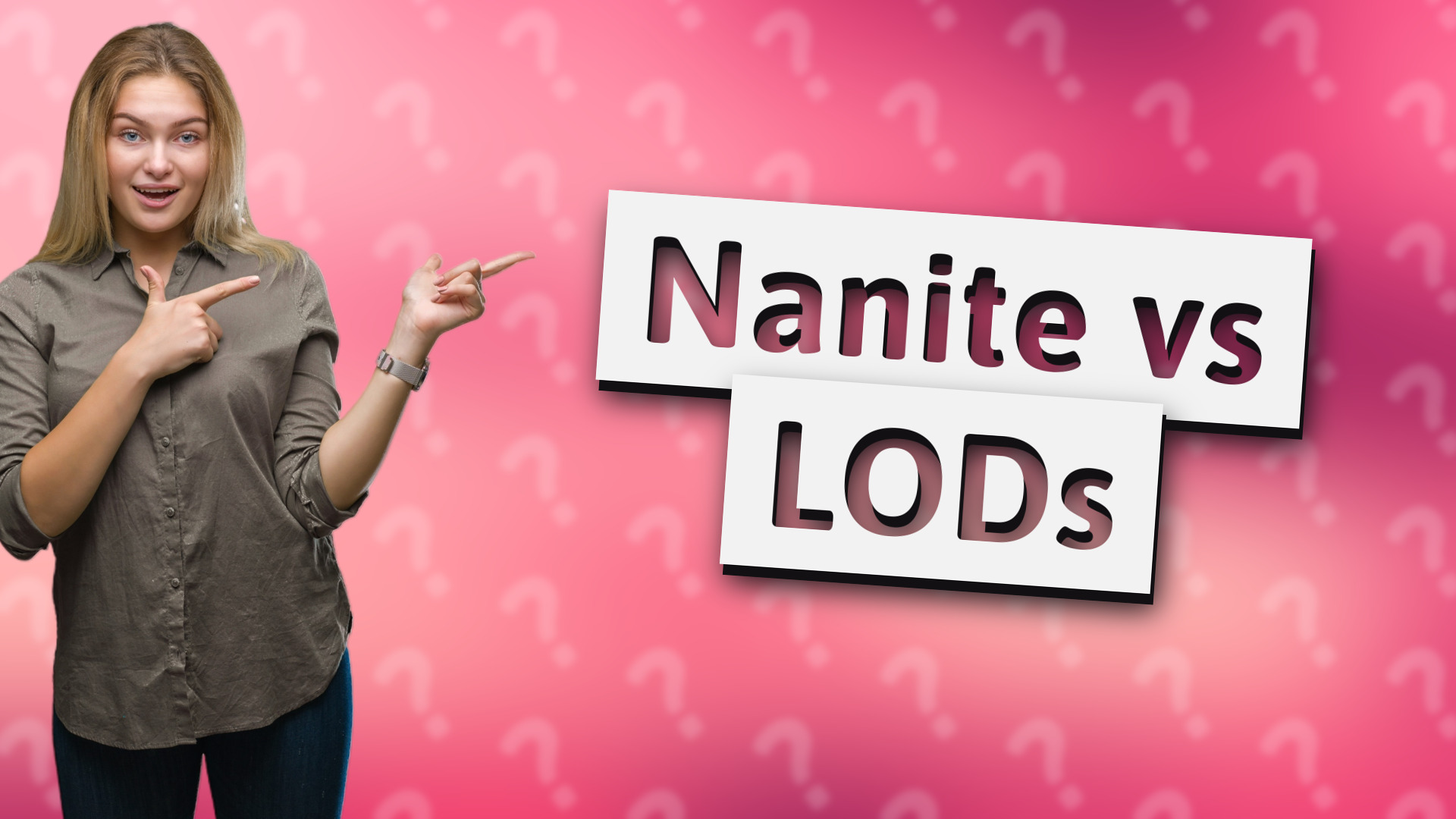 Nanite vs LODs
