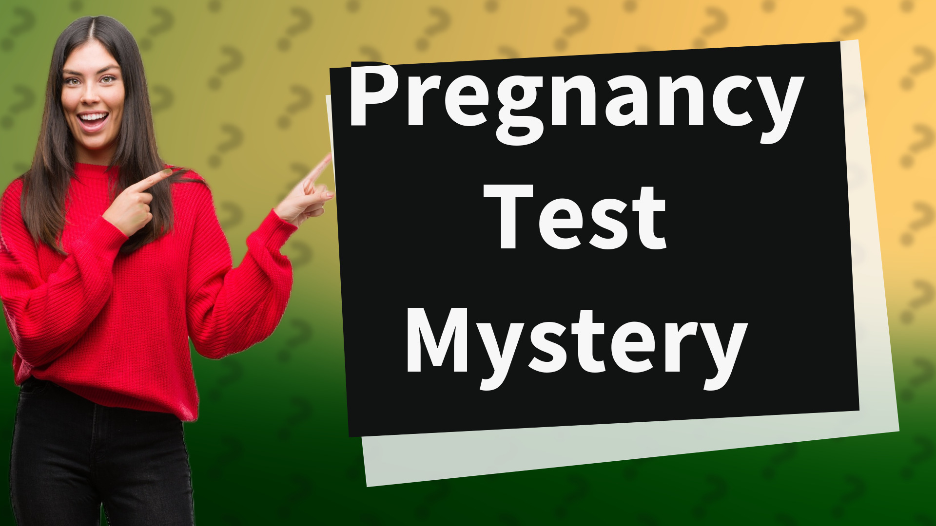 Pregnancy Test Mystery
