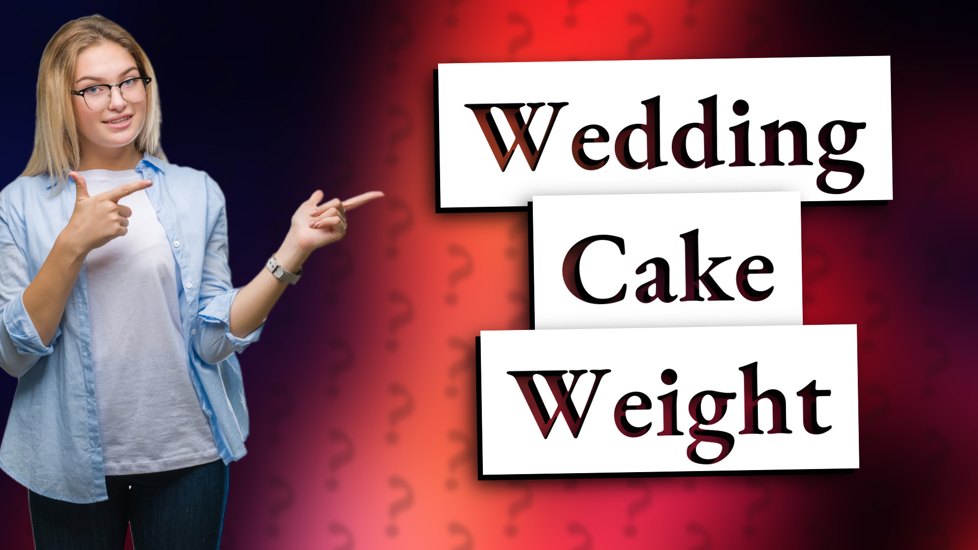 Wedding Cake Weight