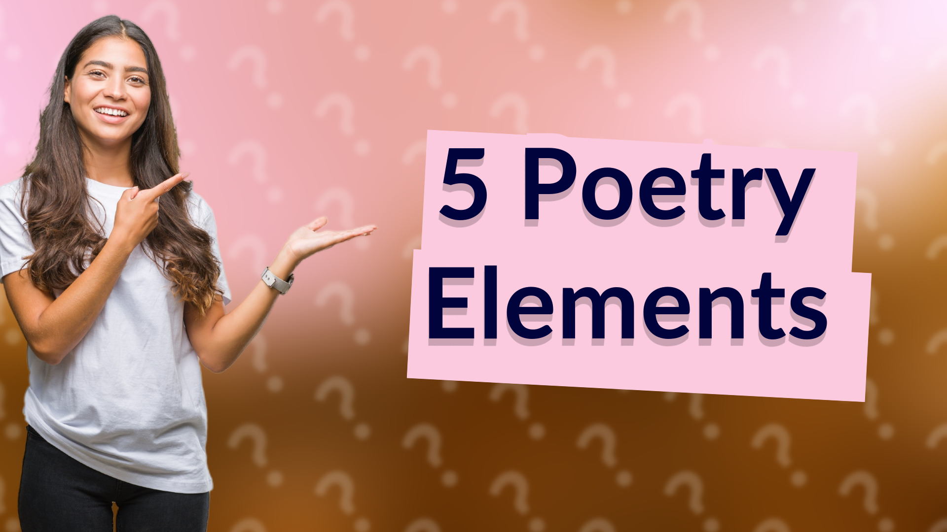 5 Poetry Elements